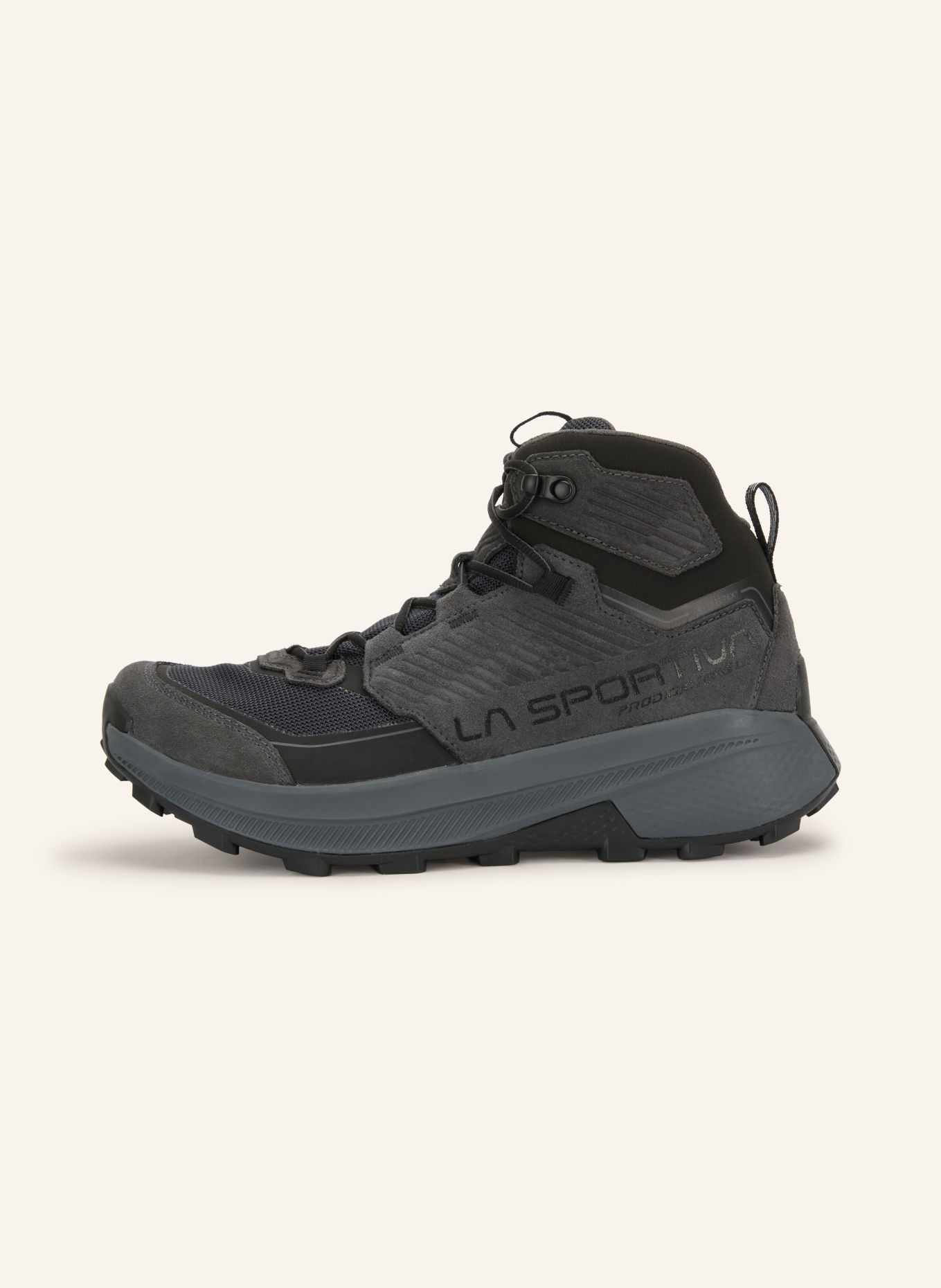 LA SPORTIVA PRODIGIO HIKE LT GTX Climbing Shoes: BLACK / DARK GRAY