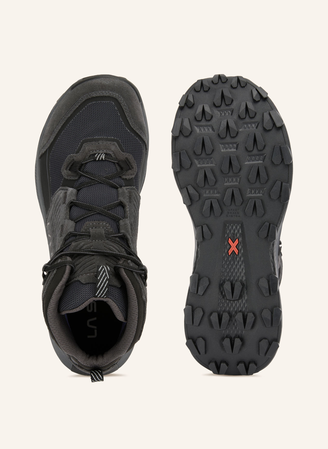 LA SPORTIVA PRODIGIO HIKE LT GTX Climbing Shoes: BLACK / DARK GRAY