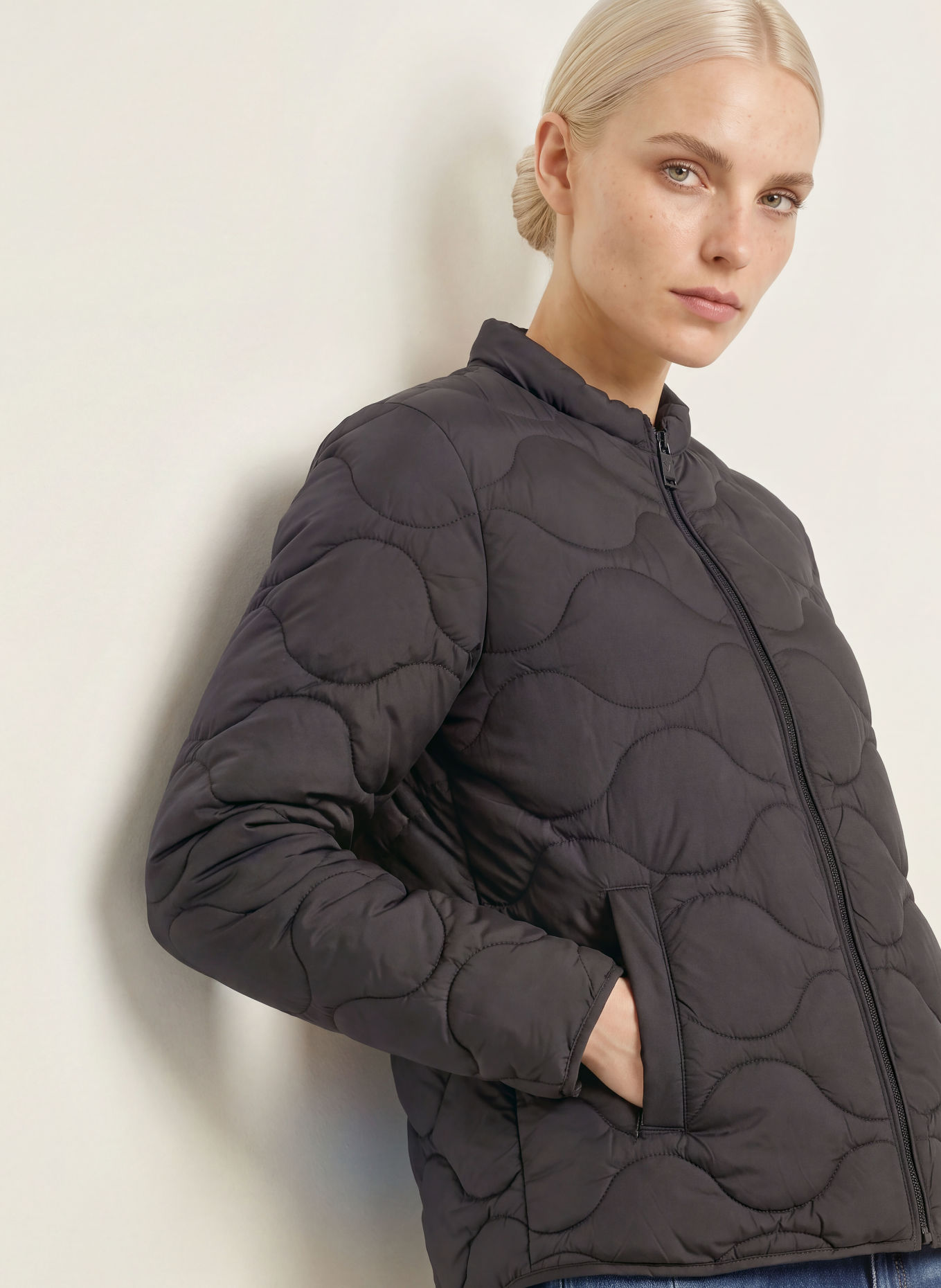 FUCHS SCHMITT Quilted jacket NEW ORLEANS: BLACK