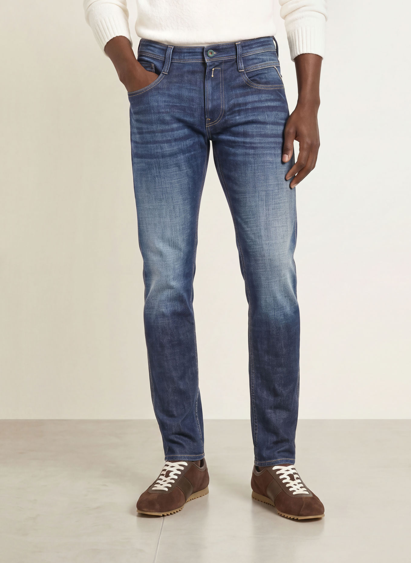 REPLAY Jeans ANBASS Slim Fit: C007 DARK BLUE