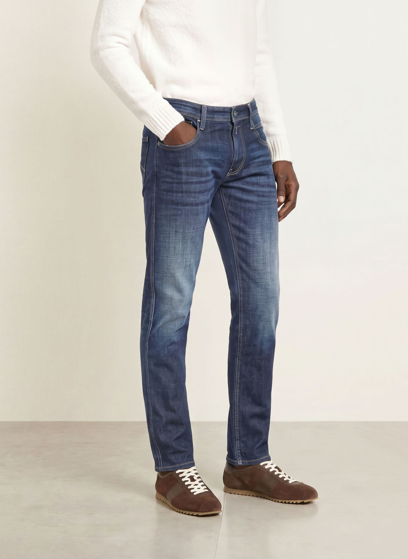 REPLAY Jeans ANBASS Slim Fit: C007 DARK BLUE