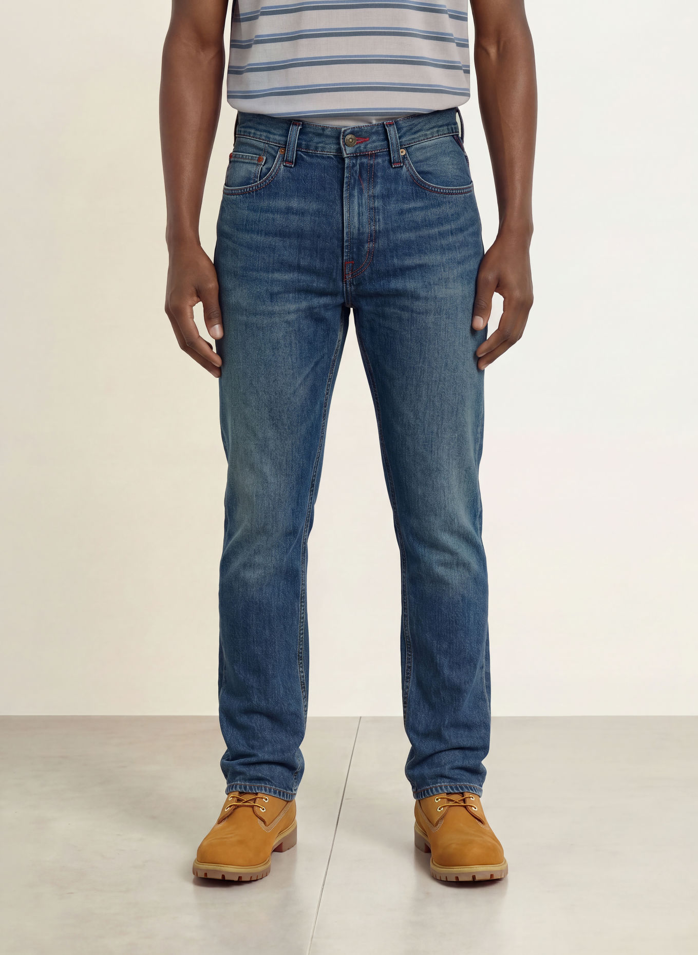 REPLAY Jeans BWAII Relaxed Fit: C009 MEDIUM BLUE