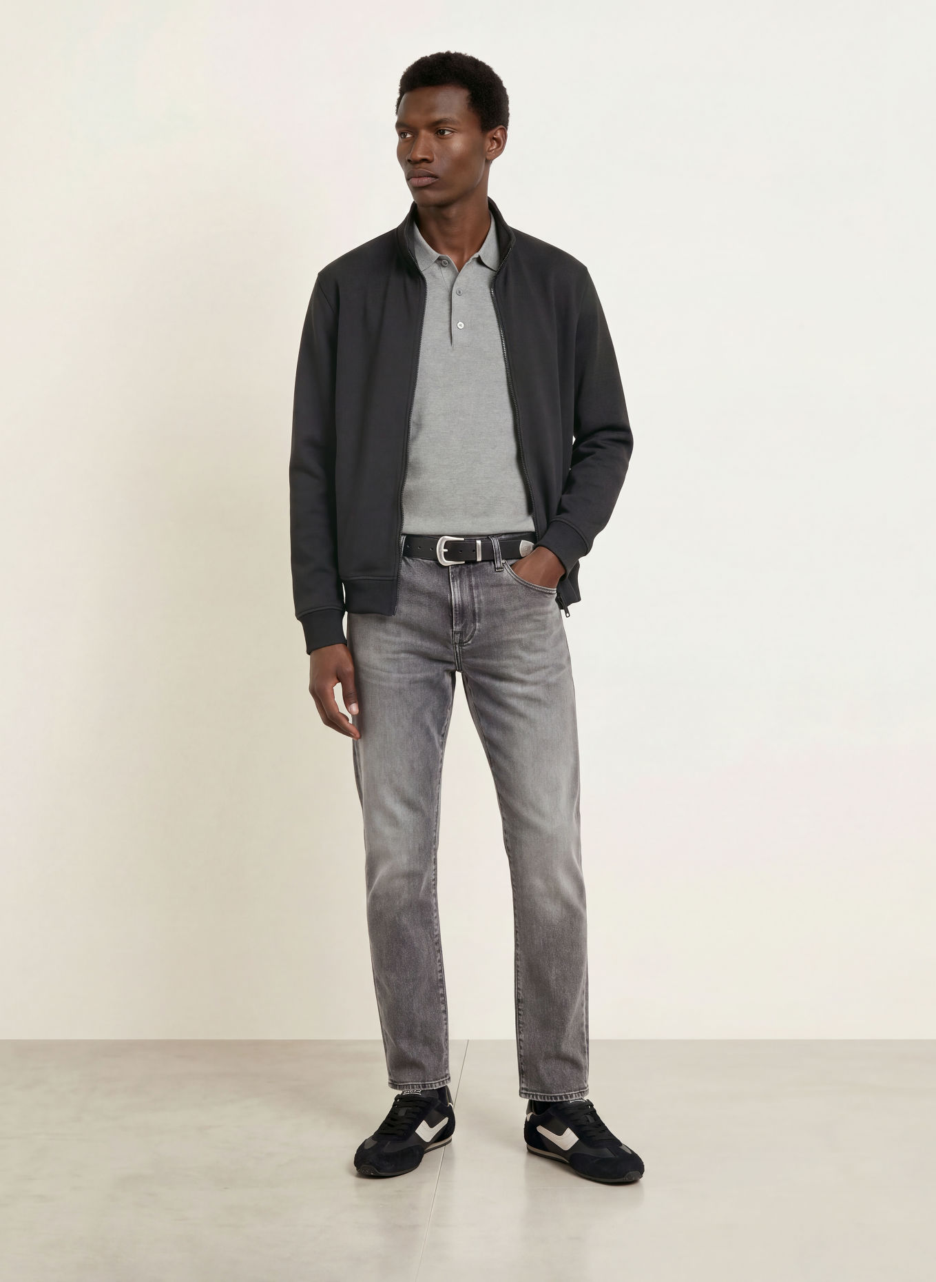 REPLAY Jeans AIDEEN Straight Fit: C097 DARK GREY