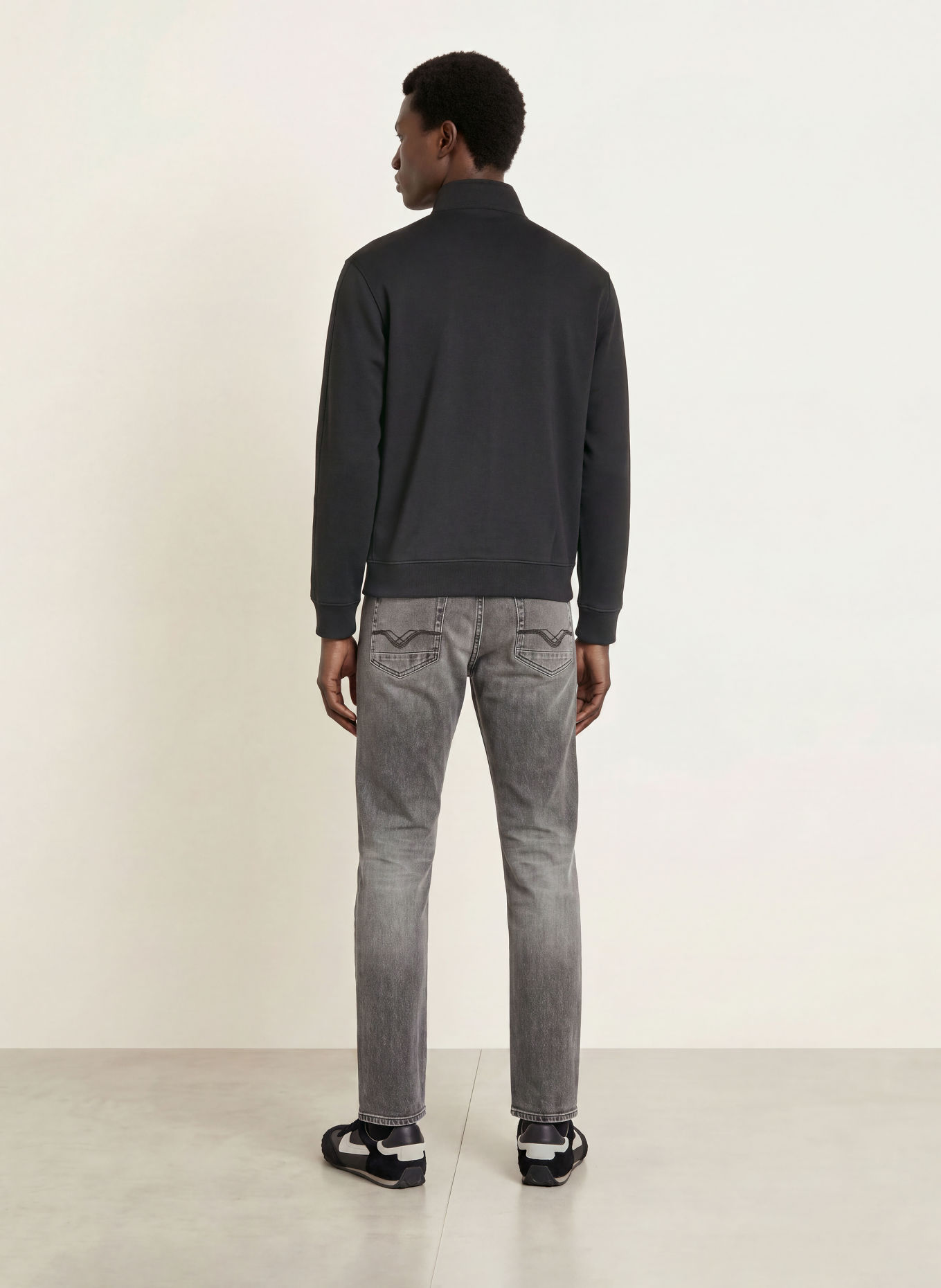 REPLAY Jeans AIDEEN Straight Fit: C097 DARK GREY