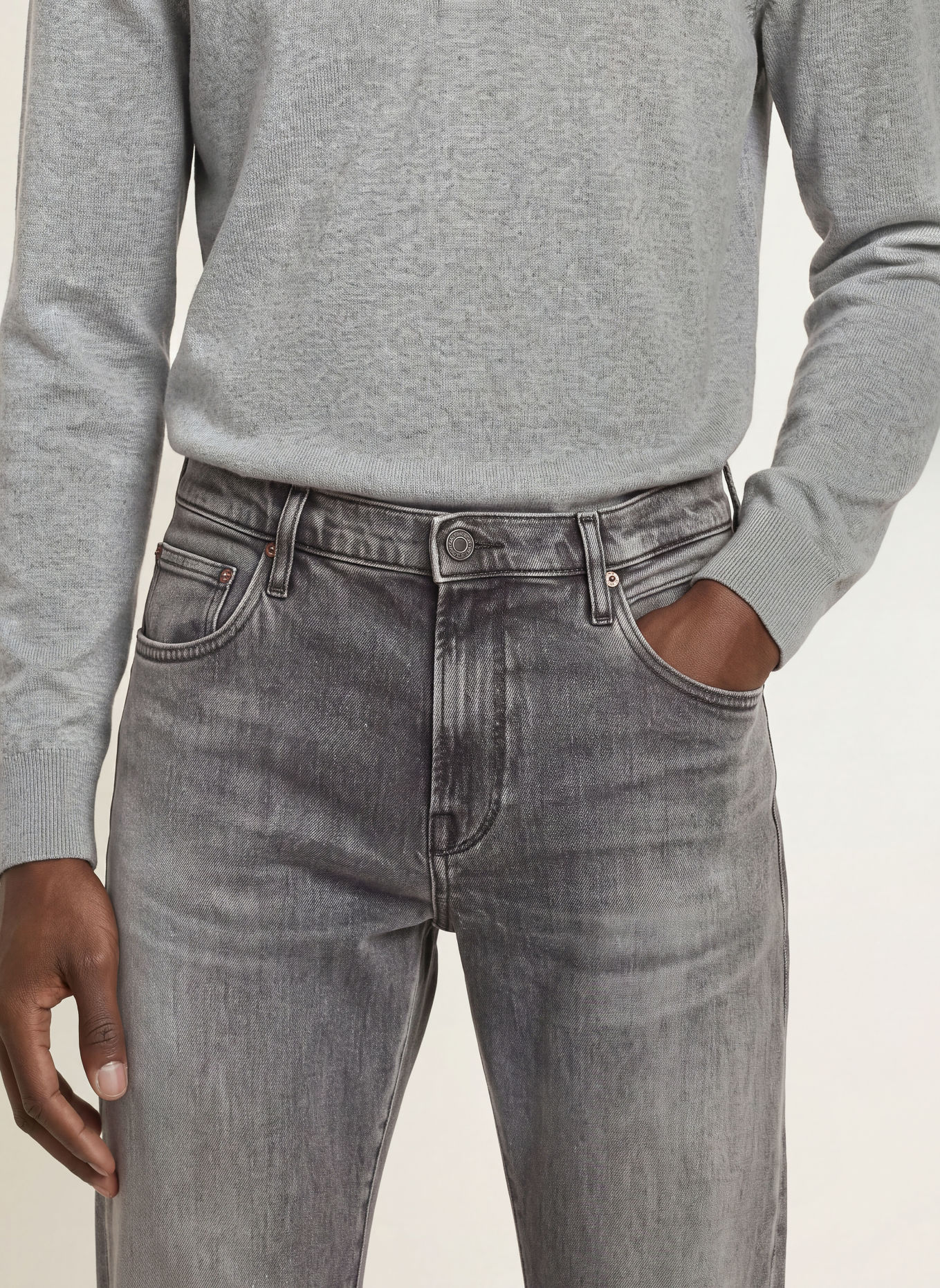 REPLAY Jeans AIDEEN Straight Fit: C097 DARK GREY