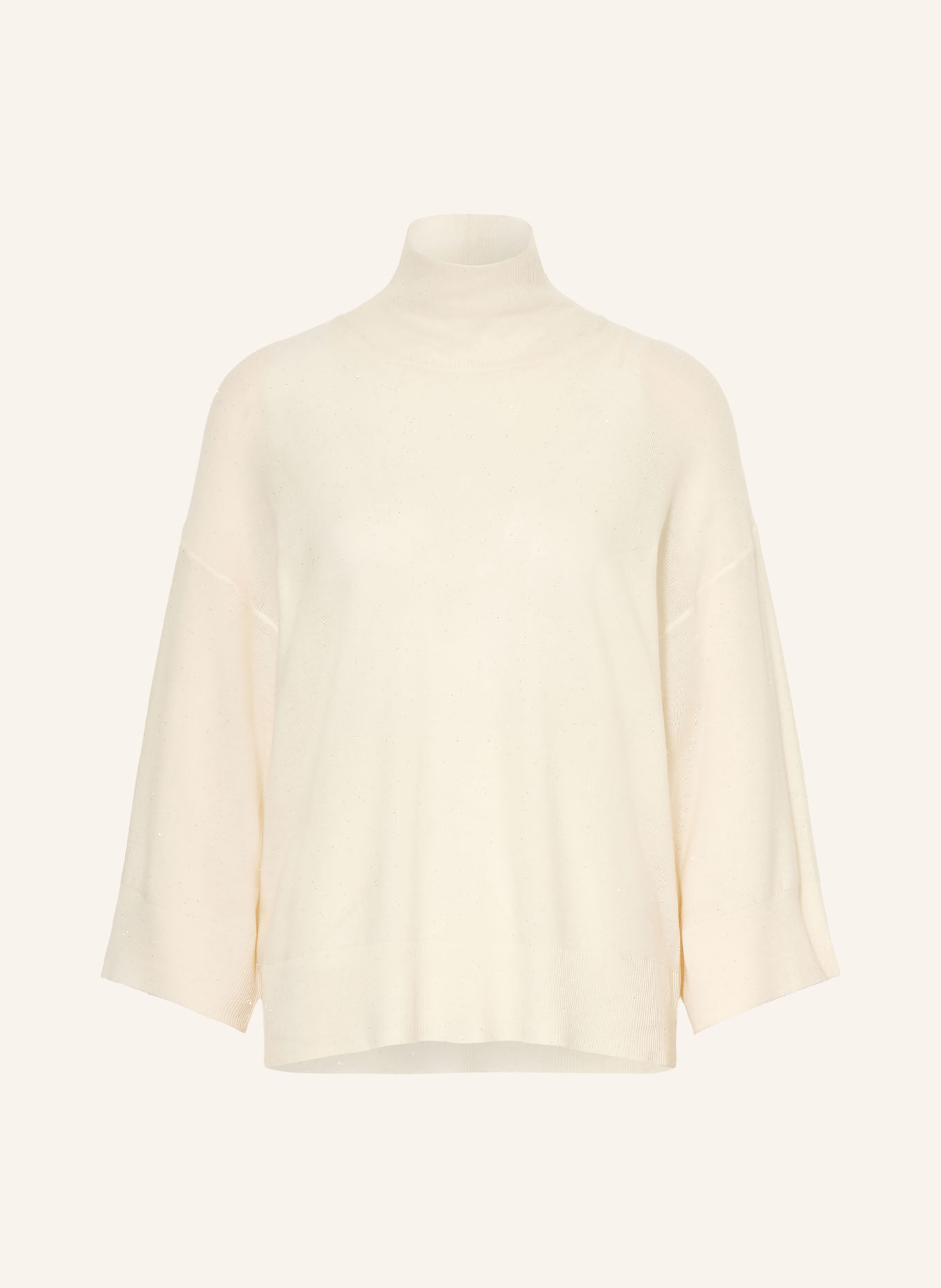 FABIANA FILIPPI Pullover mit 3/4-Arm und Pailletten: ECRU