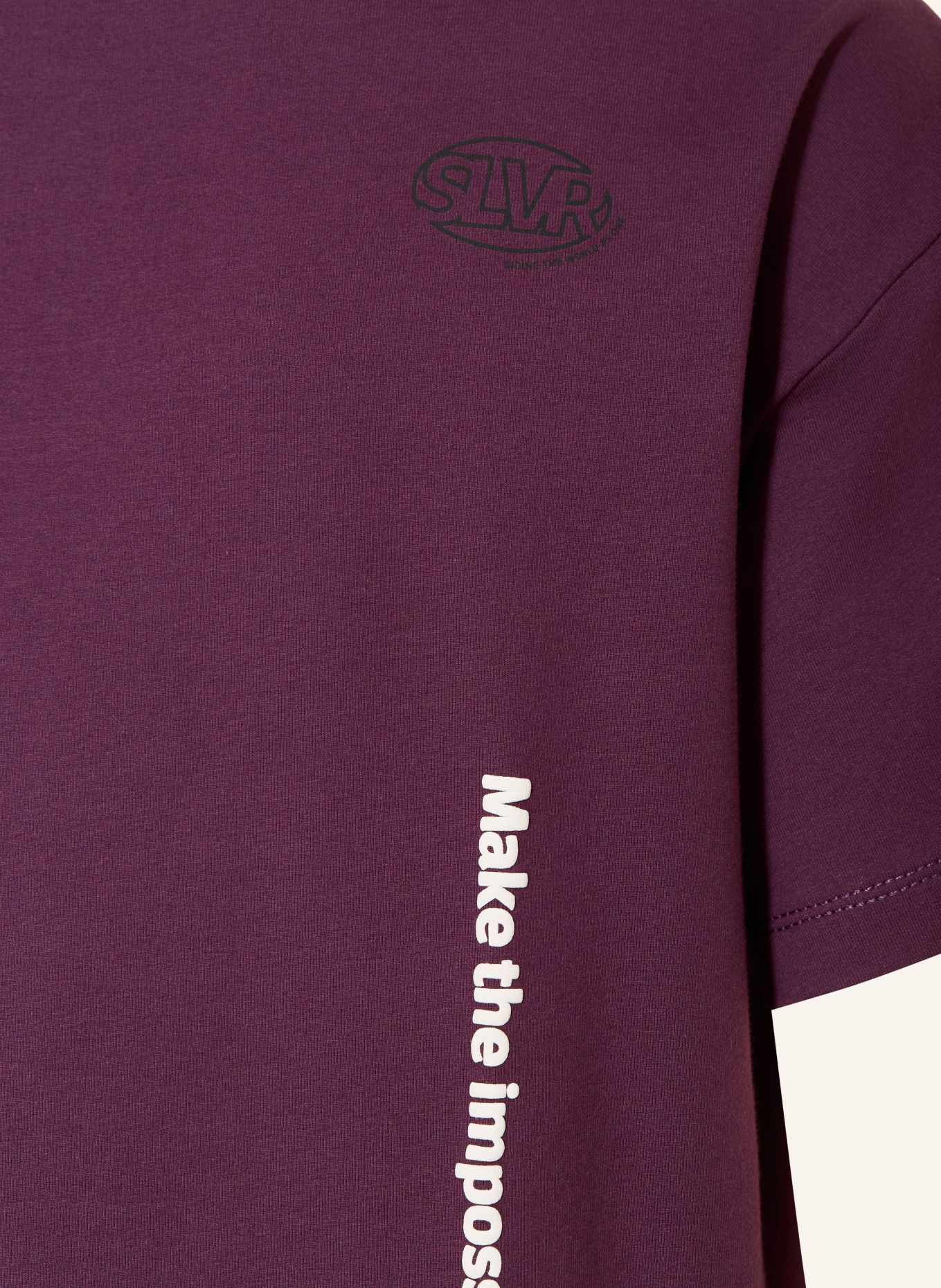 s.Oliver RED T-Shirt: LILA / WEISS / SCHWARZ