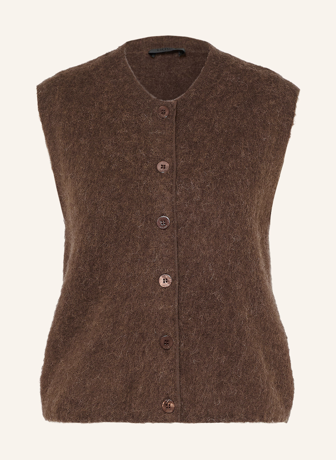 LIU JO Knit vest: BROWN