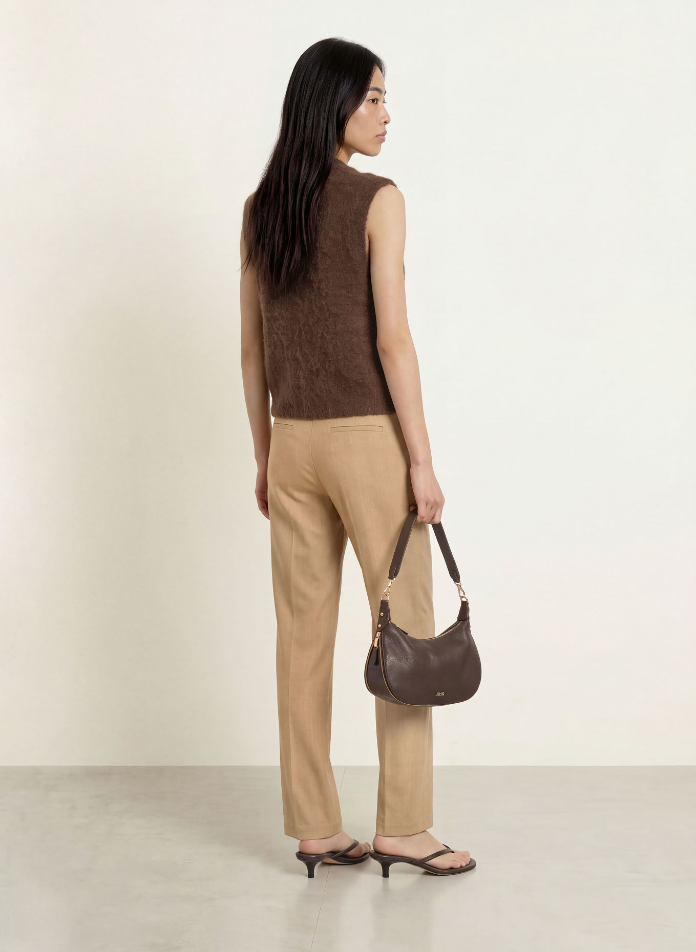 LIU JO Knit vest: BROWN