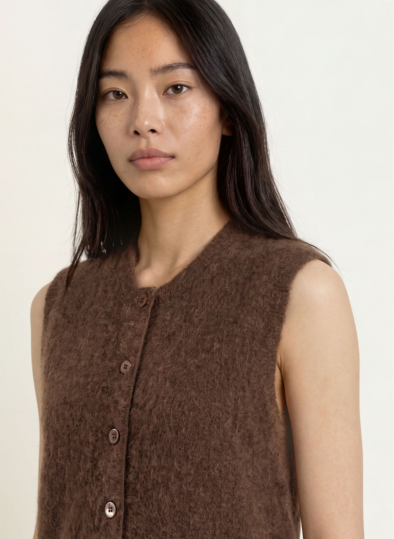 LIU JO Knit vest: BROWN