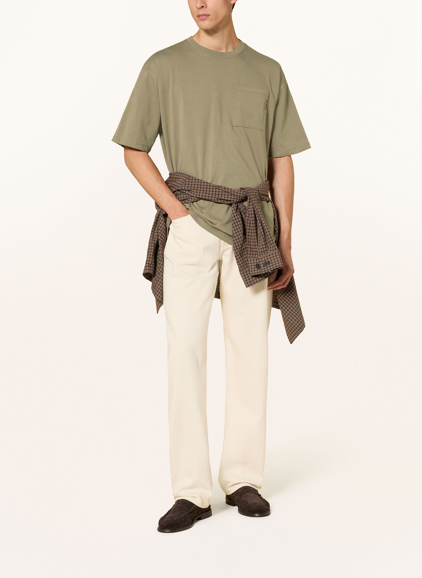 SCOTCH & SODA T-shirt: LIGHT BROWN