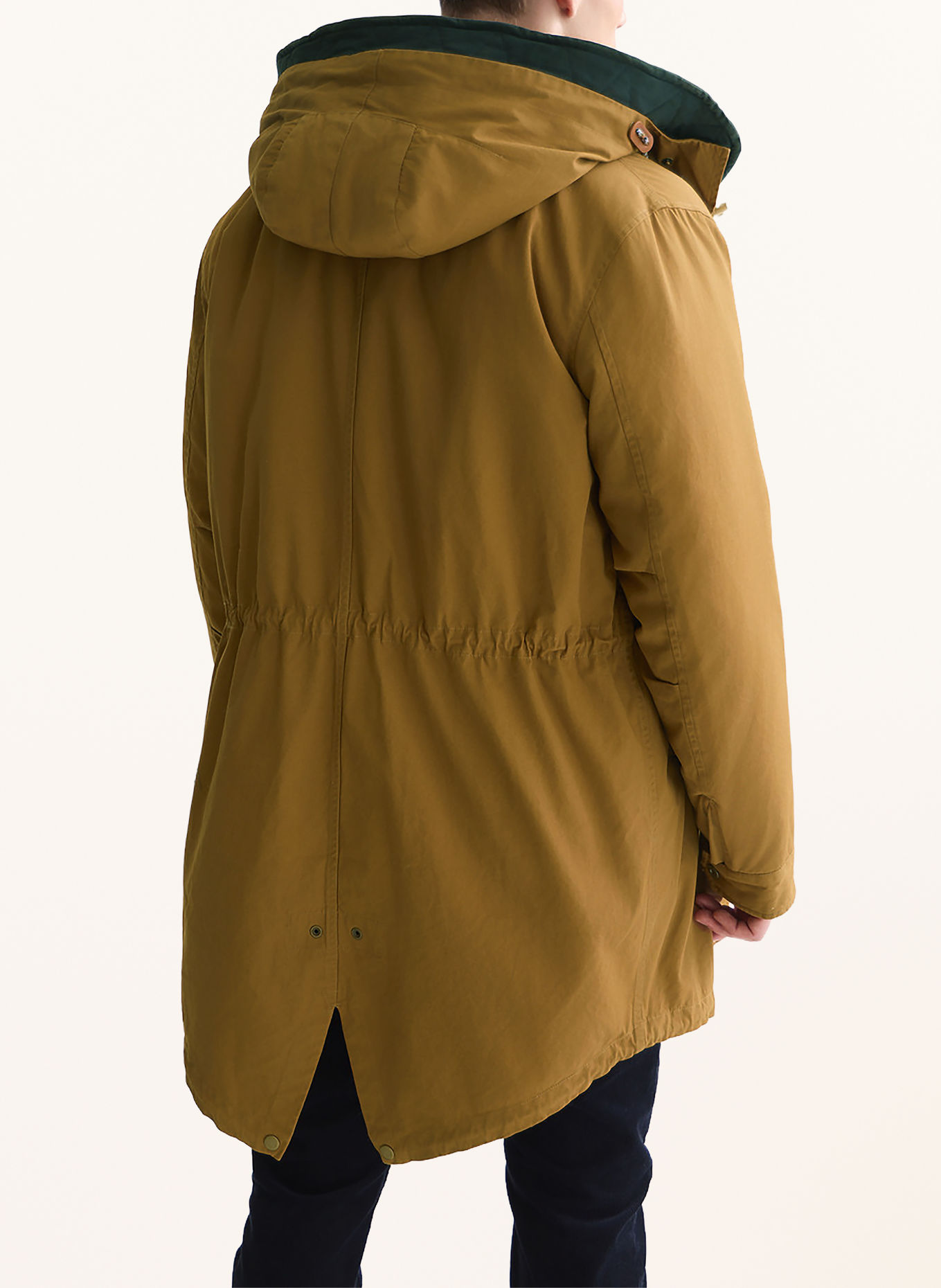 SCOTCH & SODA Parka: COGNAC / DONKERBLAUW