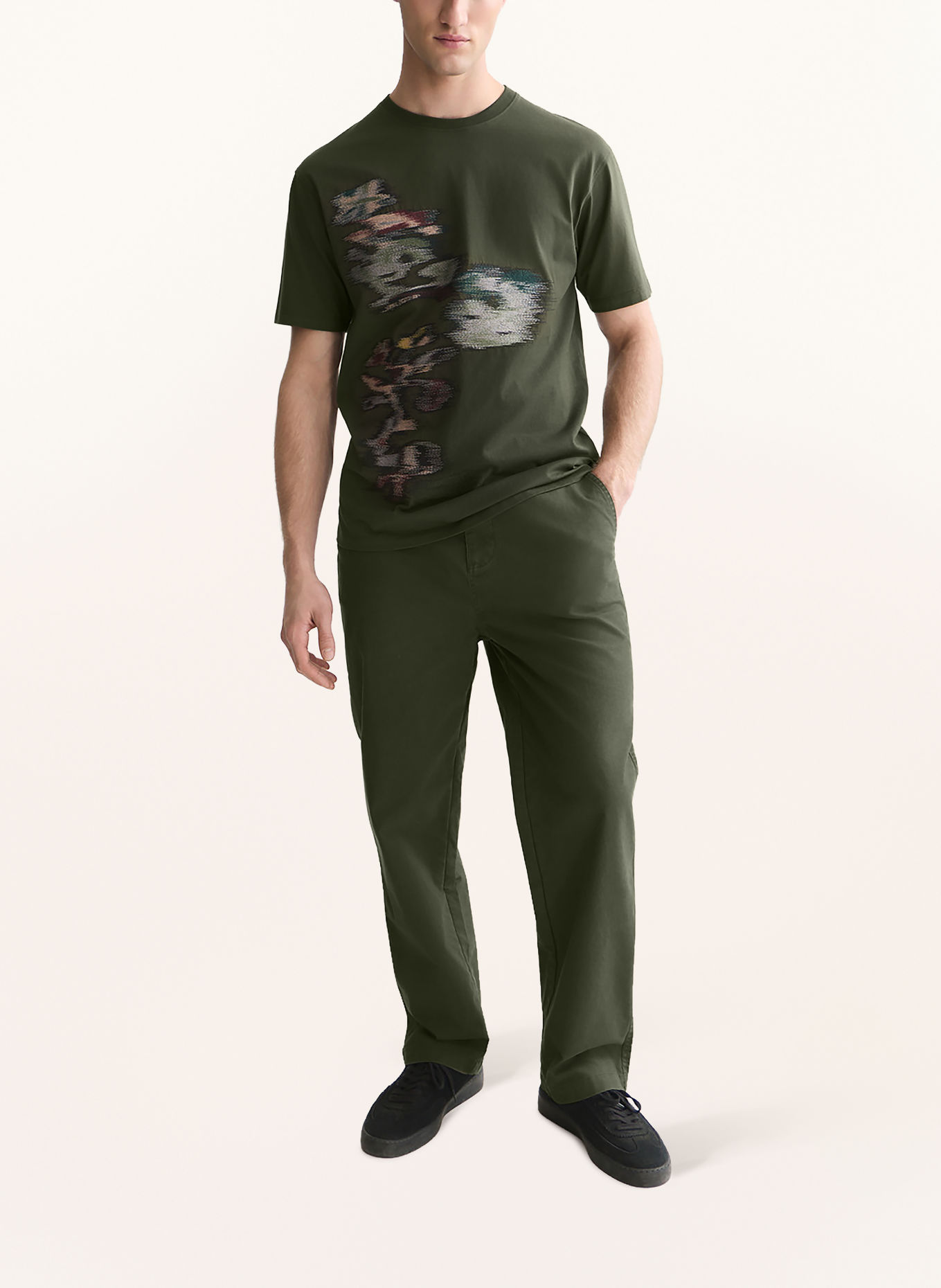 SCOTCH & SODA Chino PITCH Regular Fit: DUNKELGRÜN