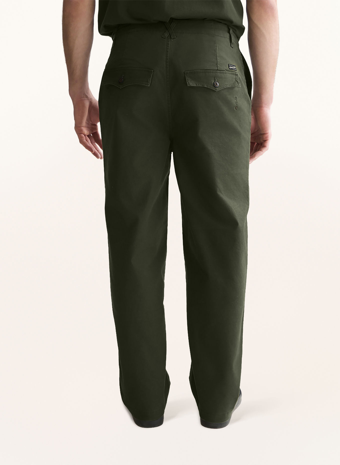 SCOTCH & SODA Chino PITCH Regular Fit: DUNKELGRÜN