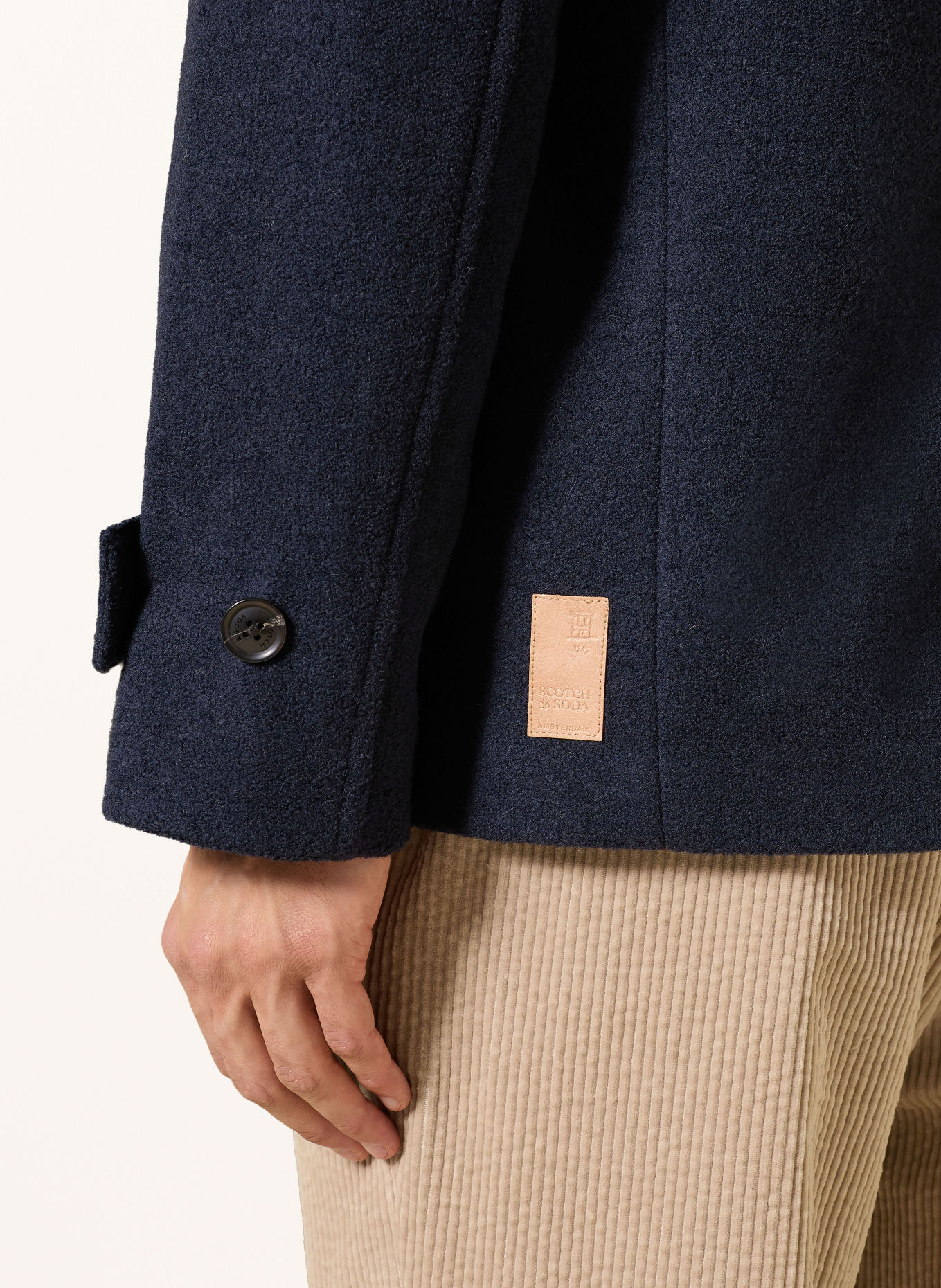 SCOTCH & SODA Cabanmantel: DONKERBLAUW