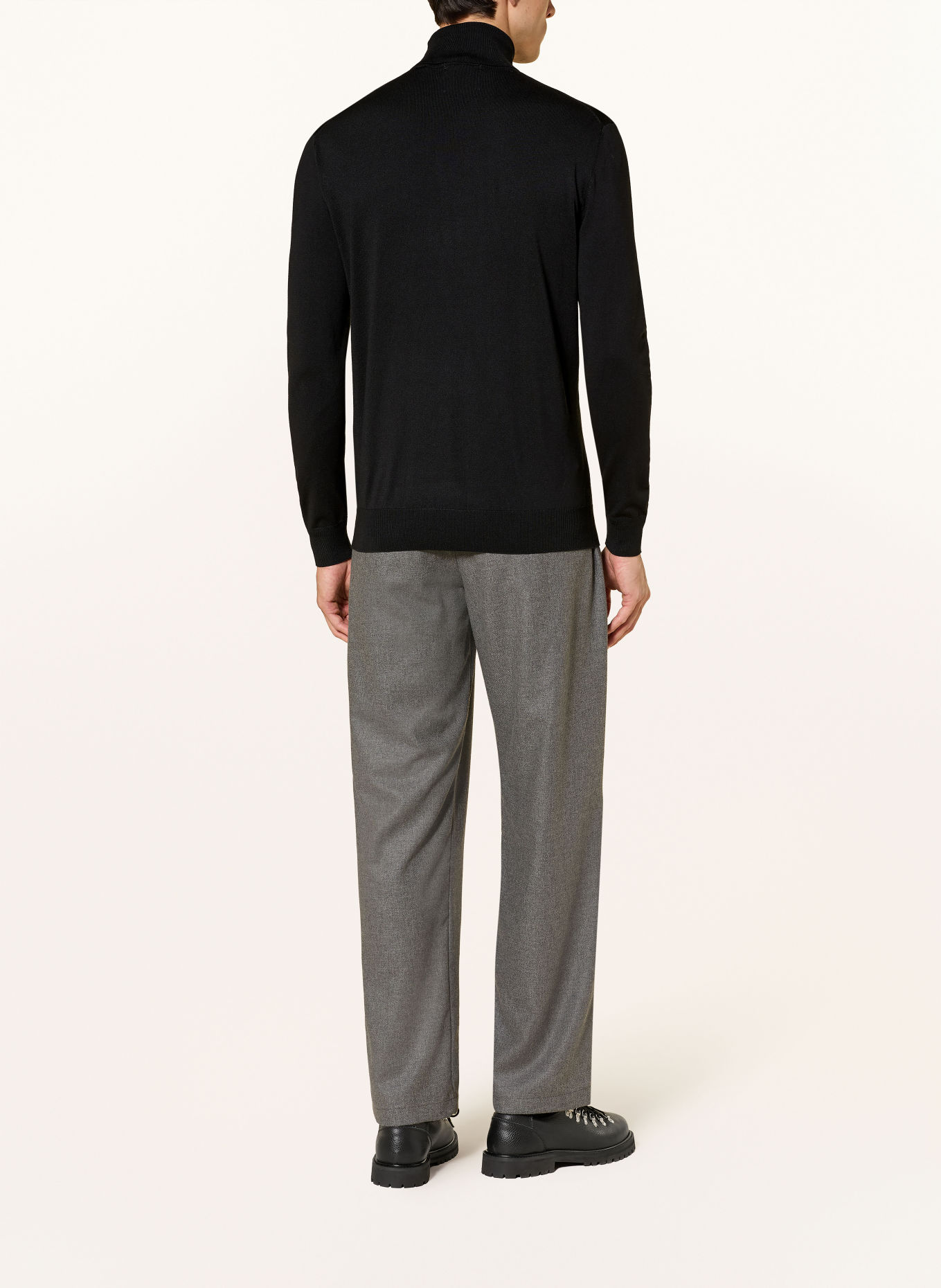 SCOTCH & SODA Turtleneck sweater: BLACK
