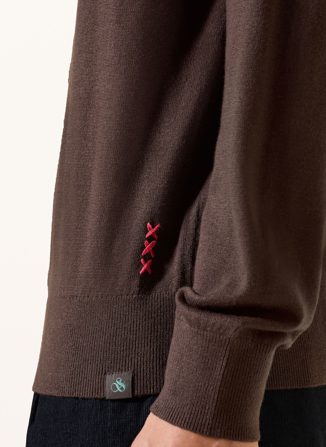 SCOTCH & SODA Trui: MARRON FONCÉ
