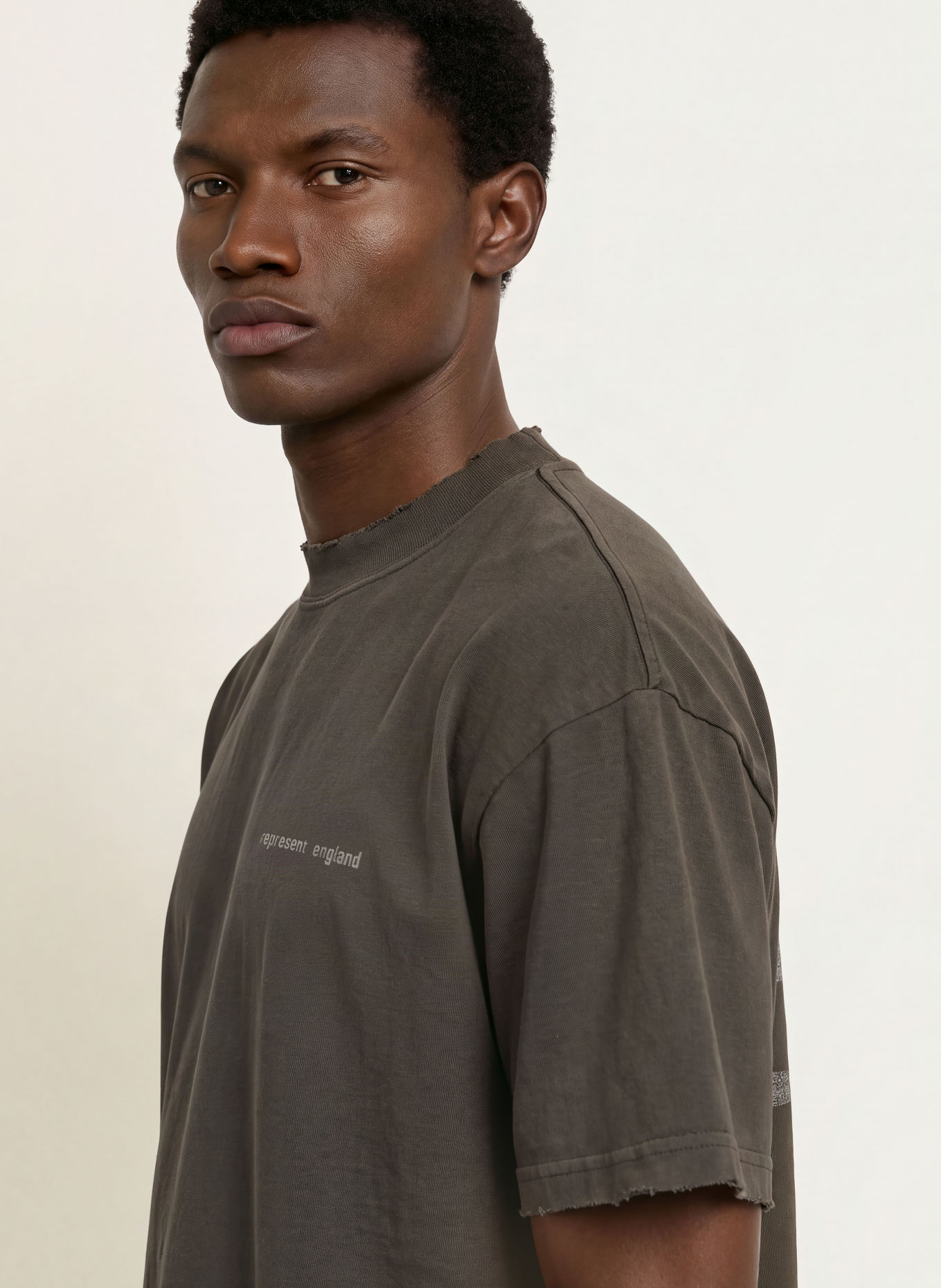 REPRESENT T-Shirt RESENT: DUNKELGRAU / GRAU