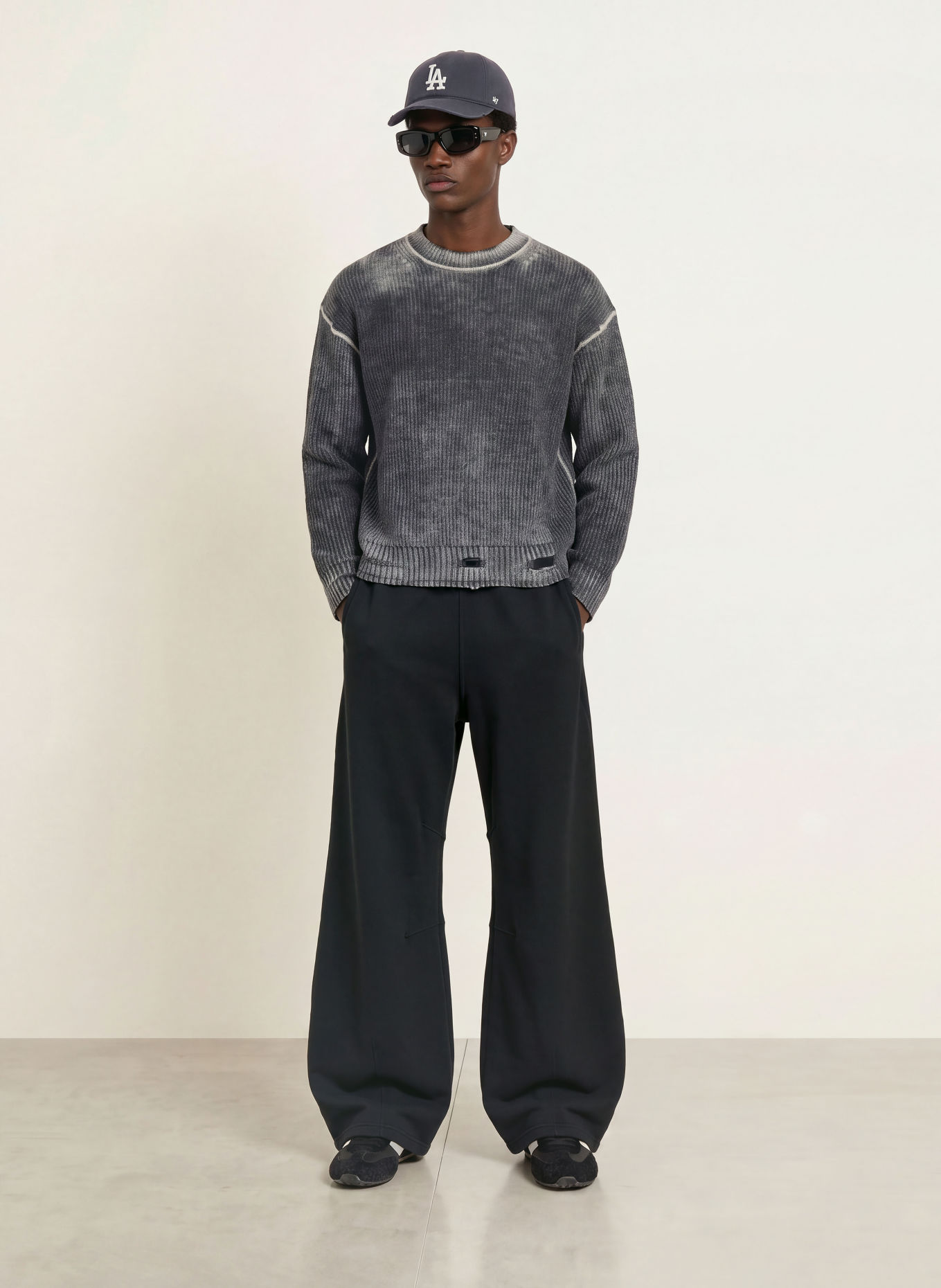 REPRESENT Sweatpant HEAVYWEIGHT: ZWART