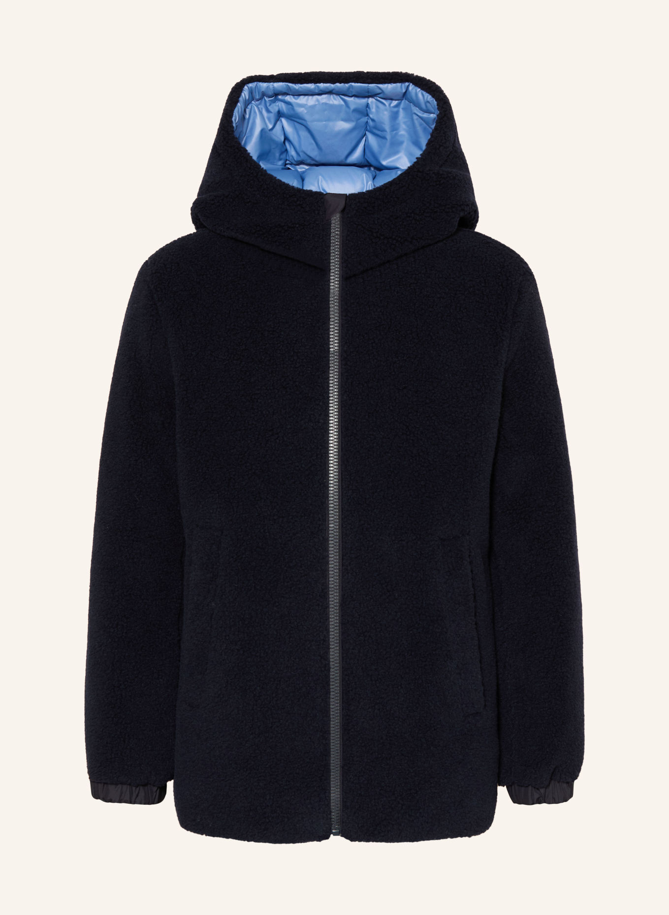 MONCLER enfant Daunenjacke VARANDO zum Wenden: DUNKELBLAU / HELLBLAU