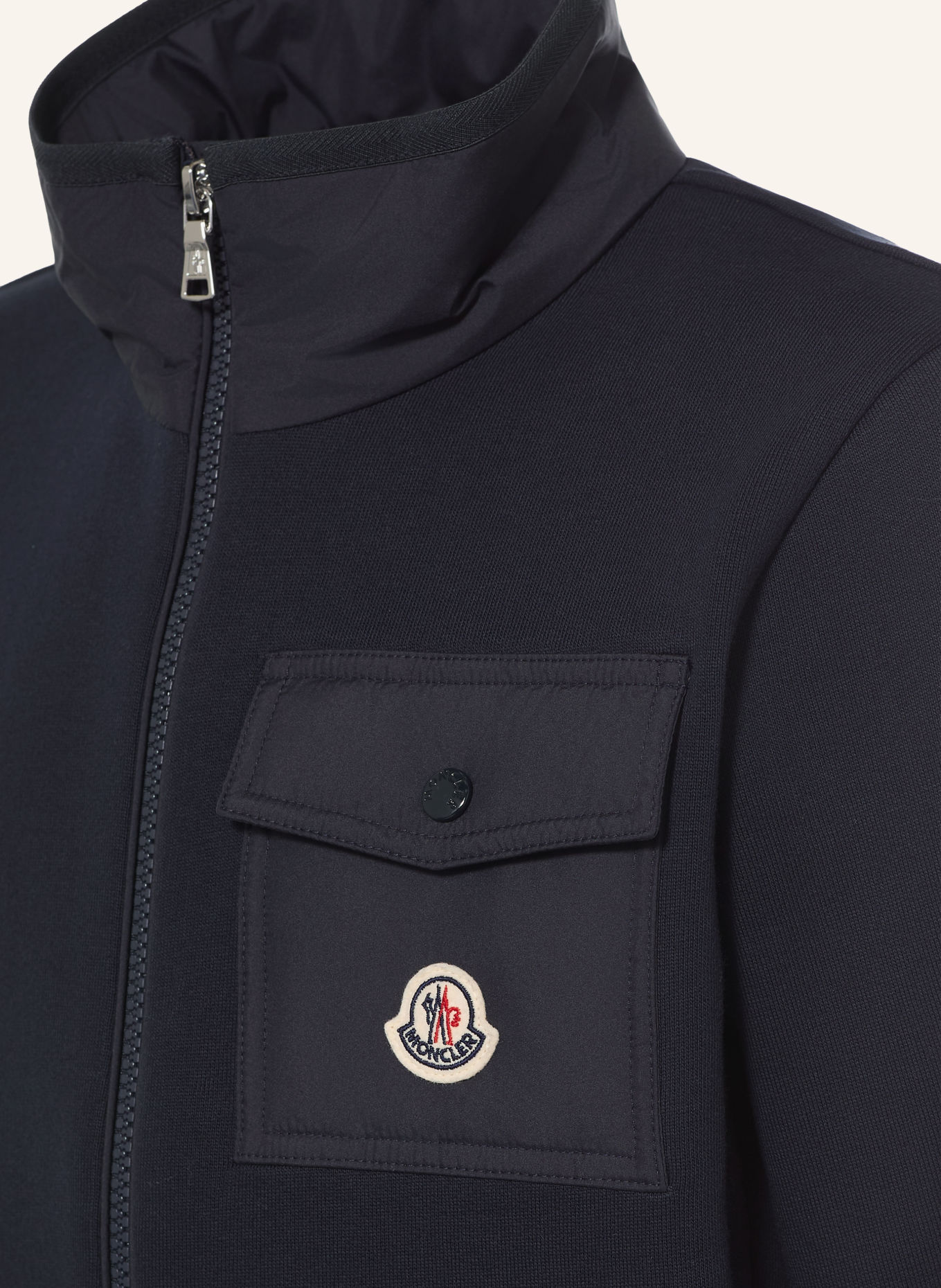MONCLER enfant Sweatjacke: DUNKELBLAU