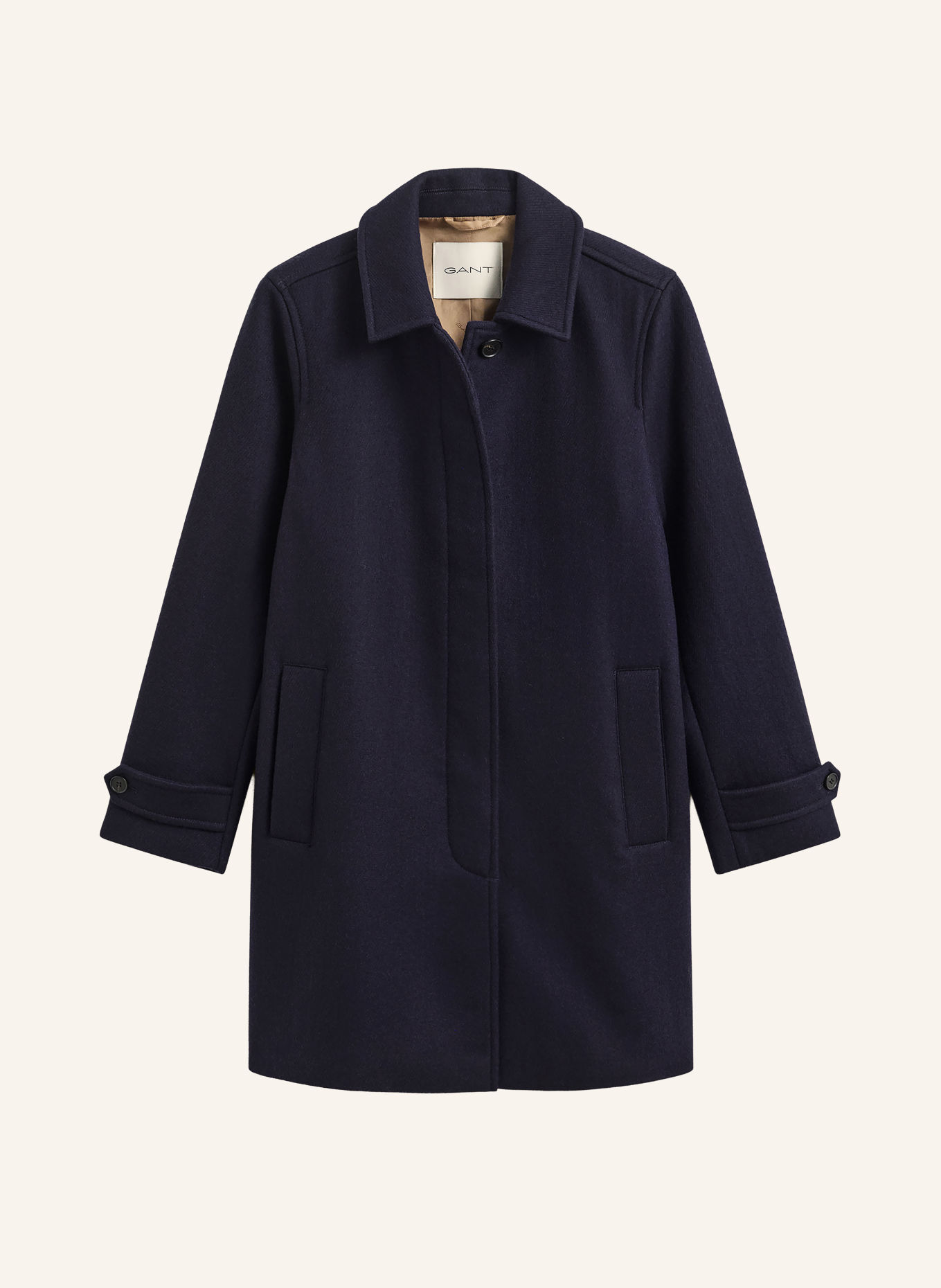 GANT Wool coat: DARK BLUE