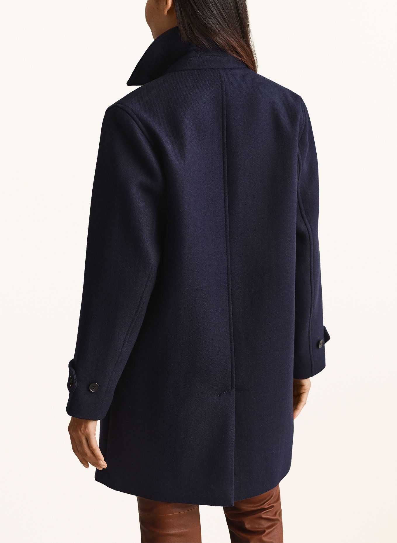 GANT Wool coat: DARK BLUE