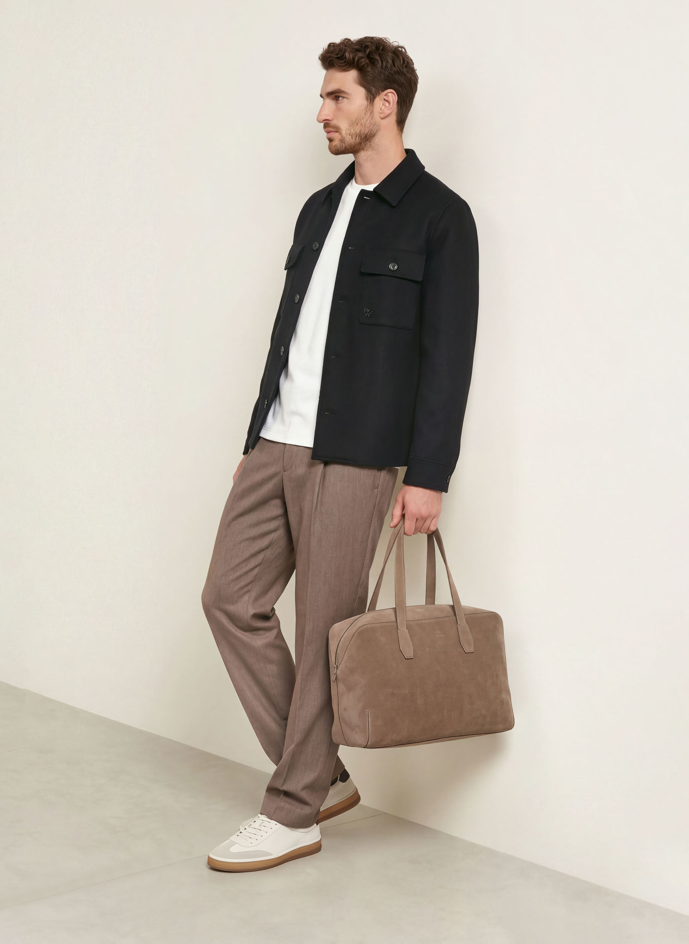 DIGEL move BURKE Overshirt: BLACK