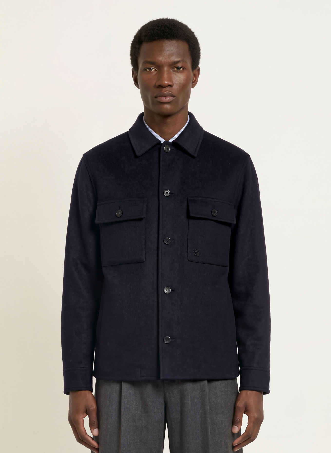 DIGEL move Overshirt BURKE: DUNKELBLAU