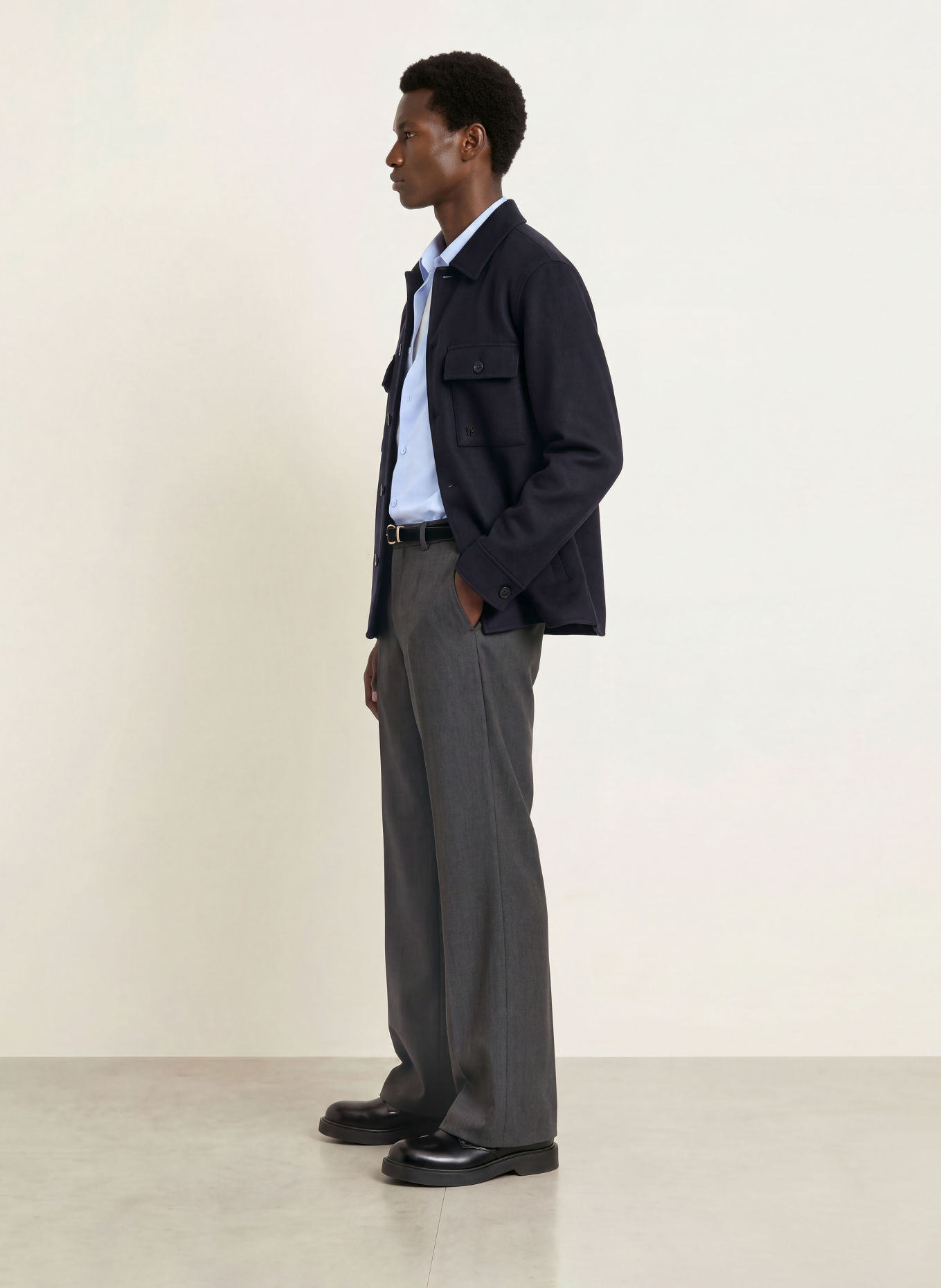 DIGEL move Overshirt BURKE: DUNKELBLAU