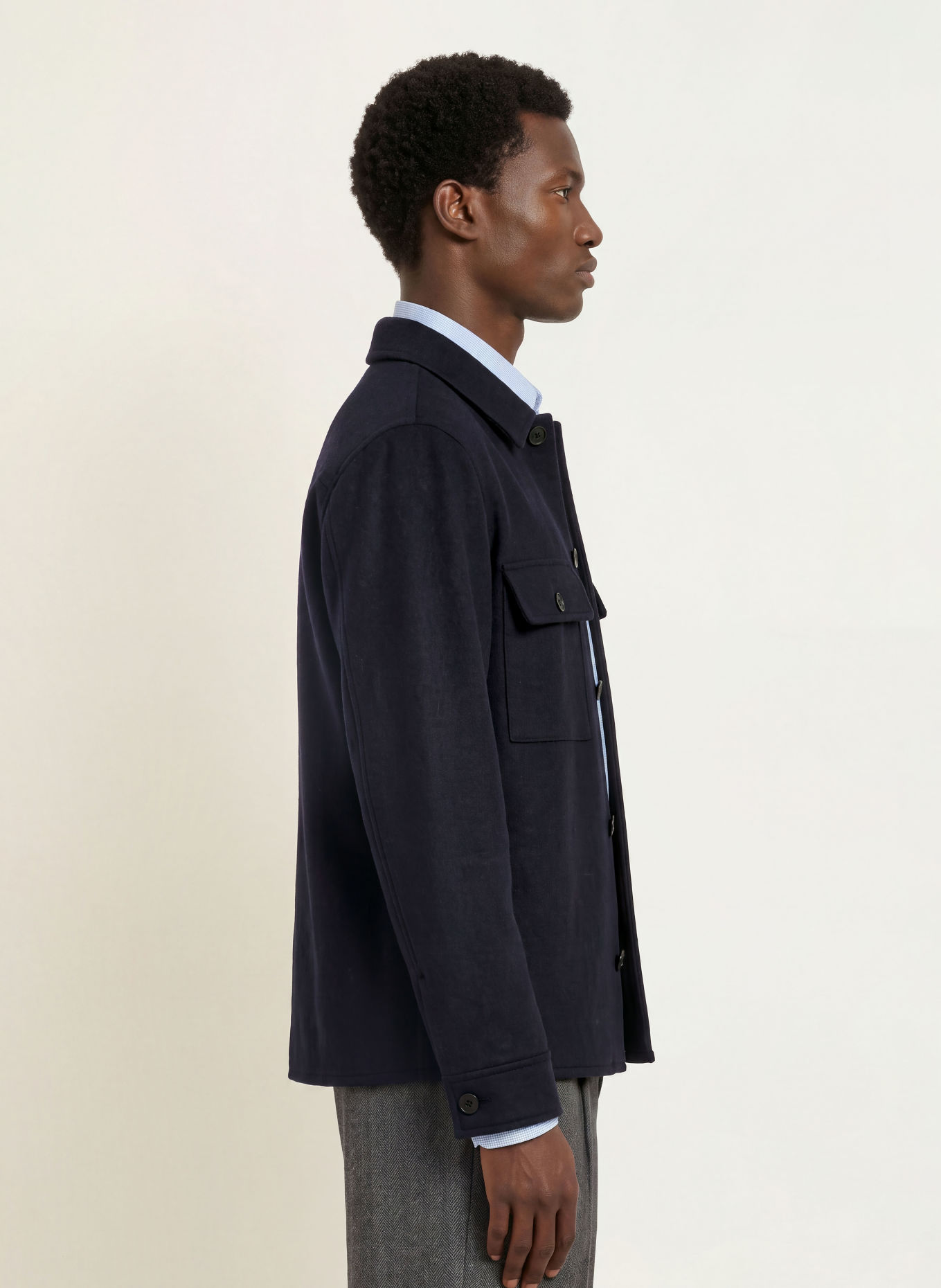 DIGEL move Overshirt BURKE: DUNKELBLAU