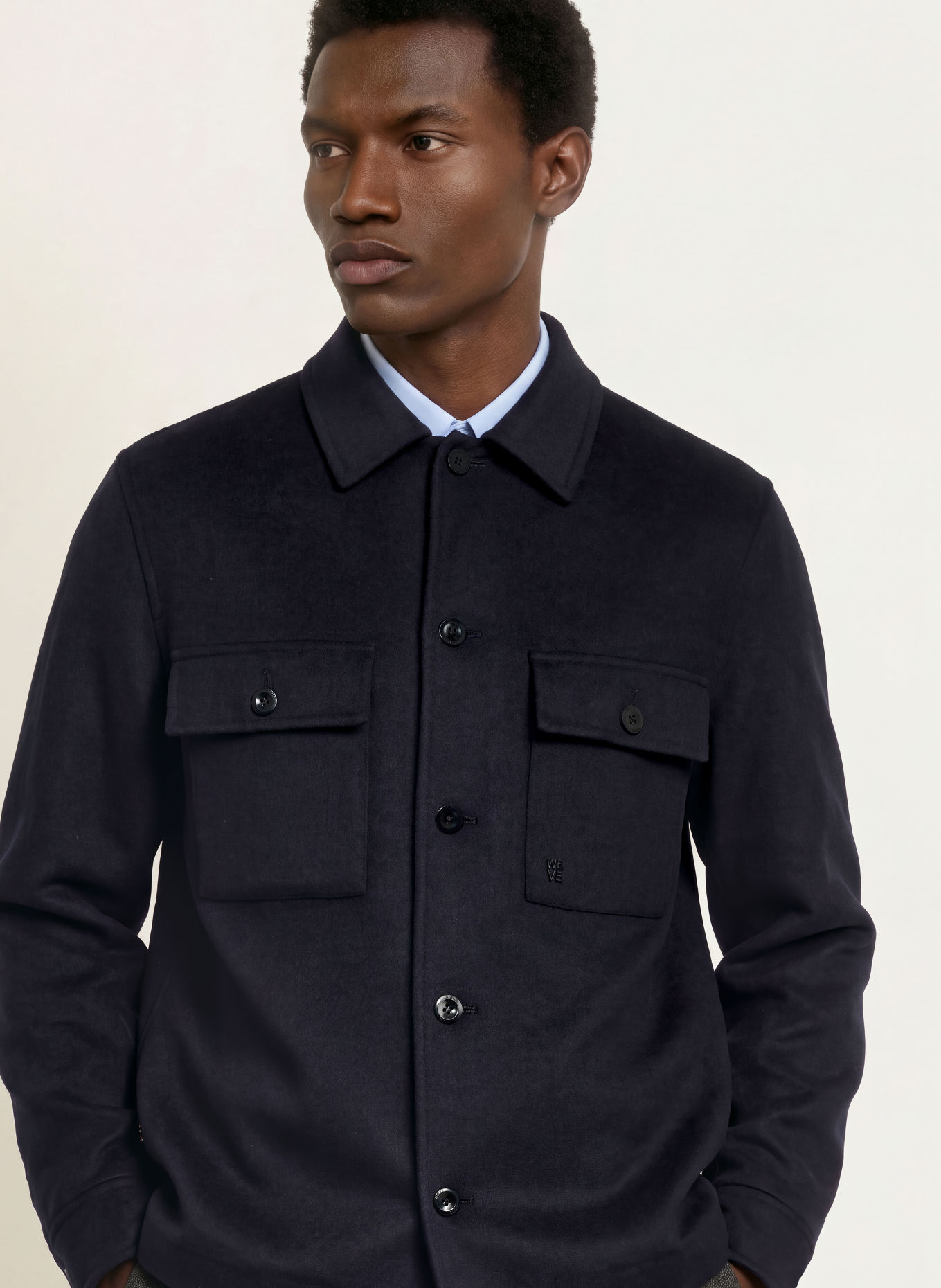 DIGEL move Overshirt BURKE: DUNKELBLAU
