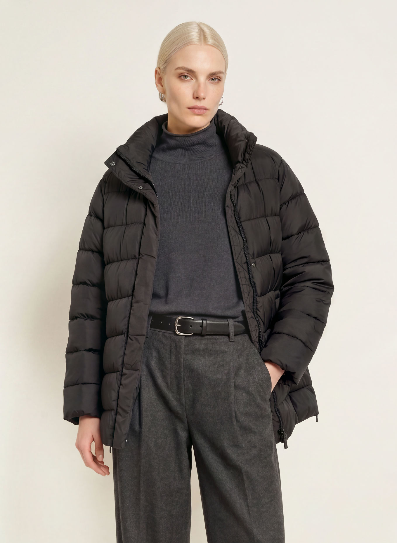 FUCHS SCHMITT TOLEDO Quilted Jacket: BLACK