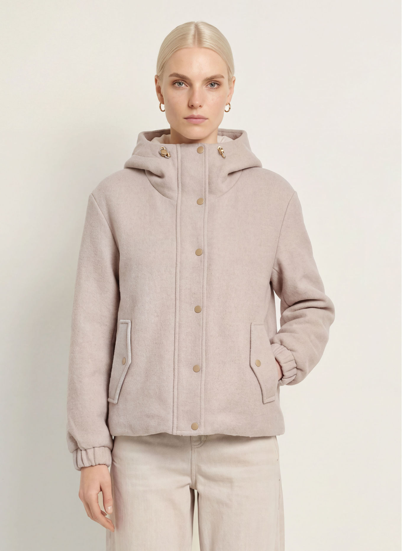 White Label Jacke: HELLGRAU