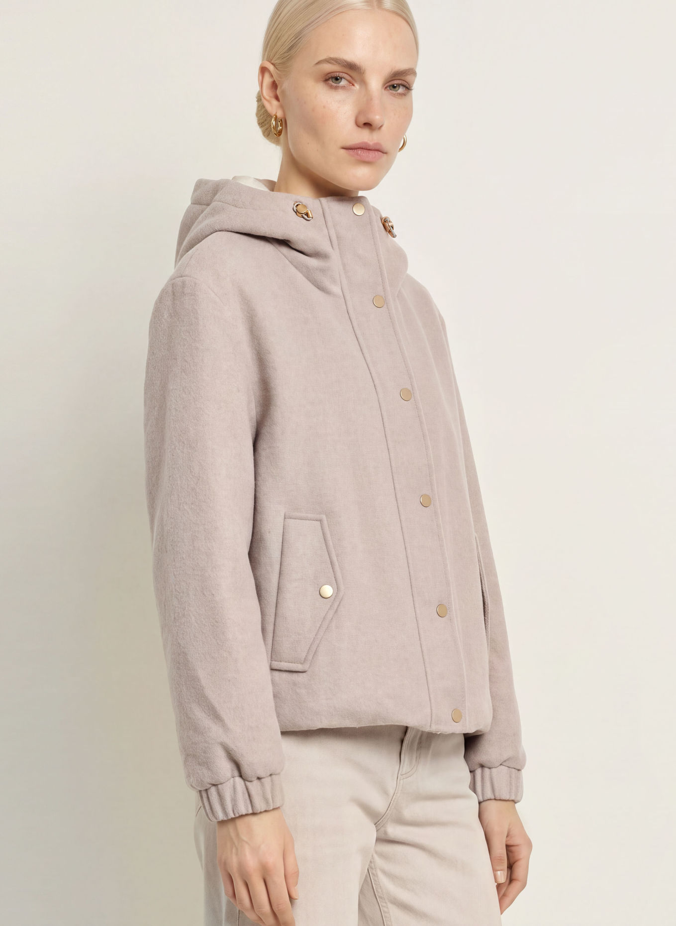 White Label Jacke: HELLGRAU