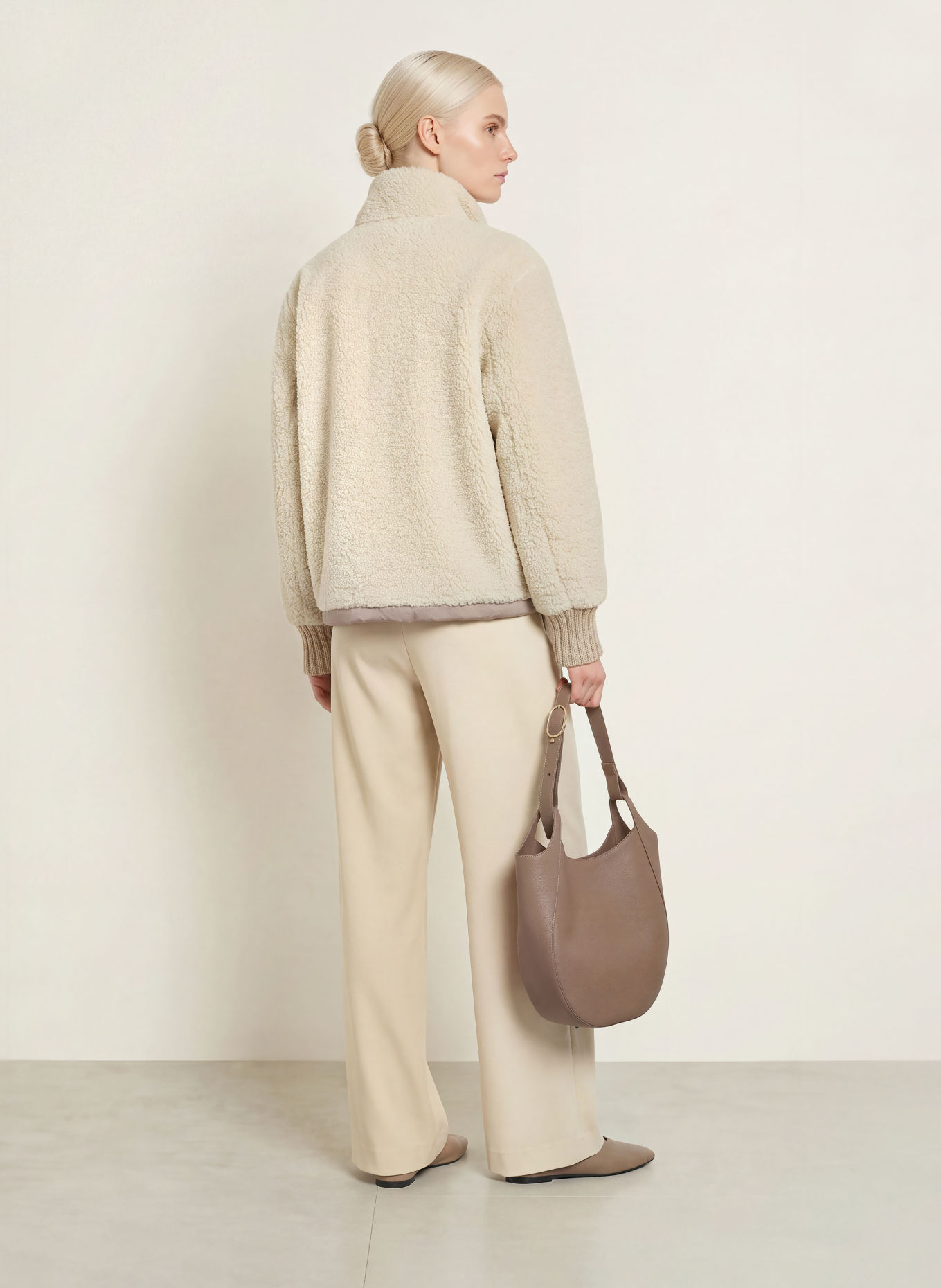 White Label Jas van teddybont: CRÈME / BEIGE