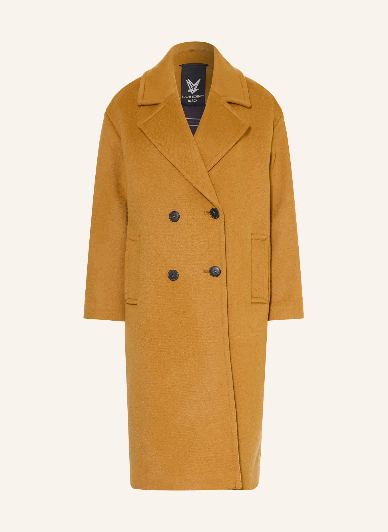 FUCHS SCHMITT BRISBANE Wool coat: CAMEL