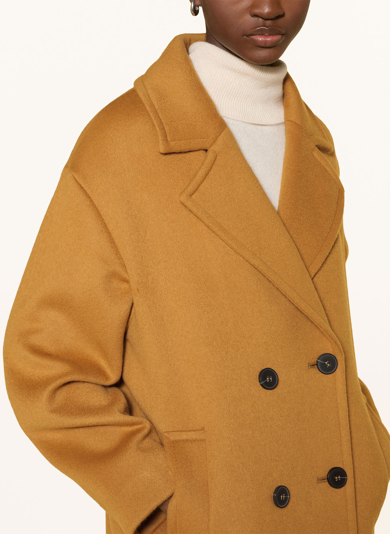 FUCHS SCHMITT BRISBANE Wool coat: CAMEL