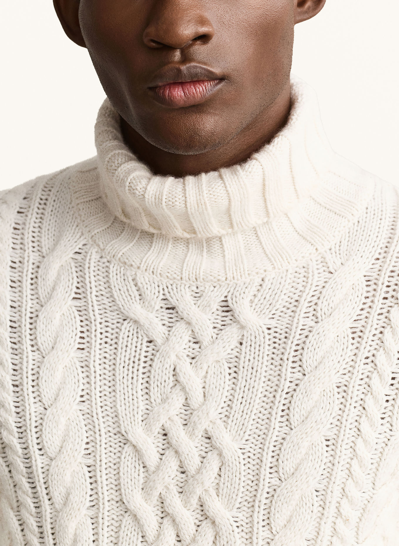 GANT Rollkragenpullover: CREME