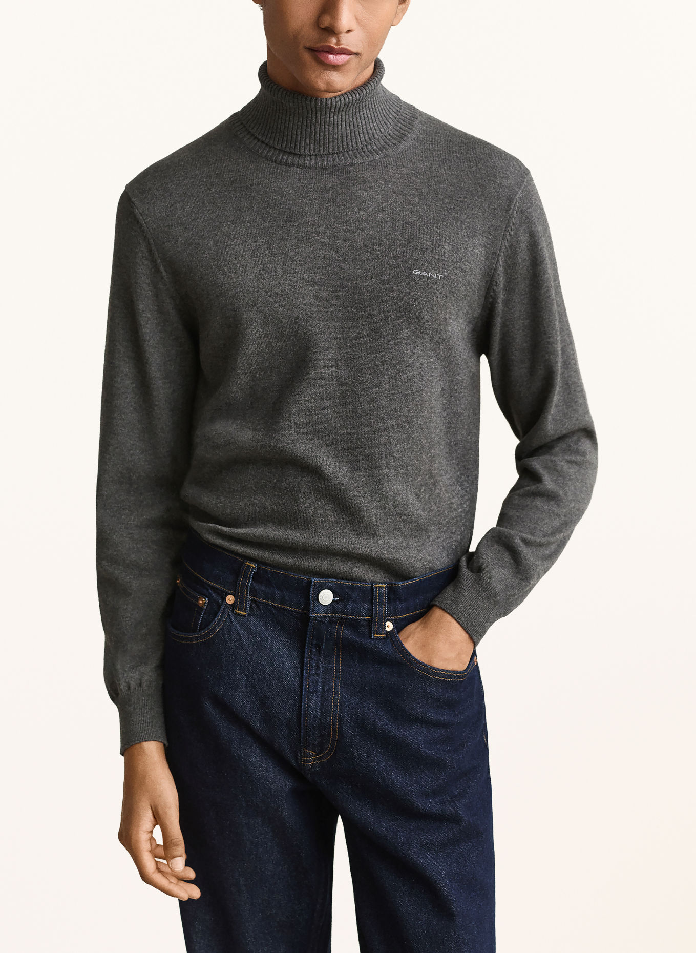 GANT Turtleneck sweater: DARK GRAY