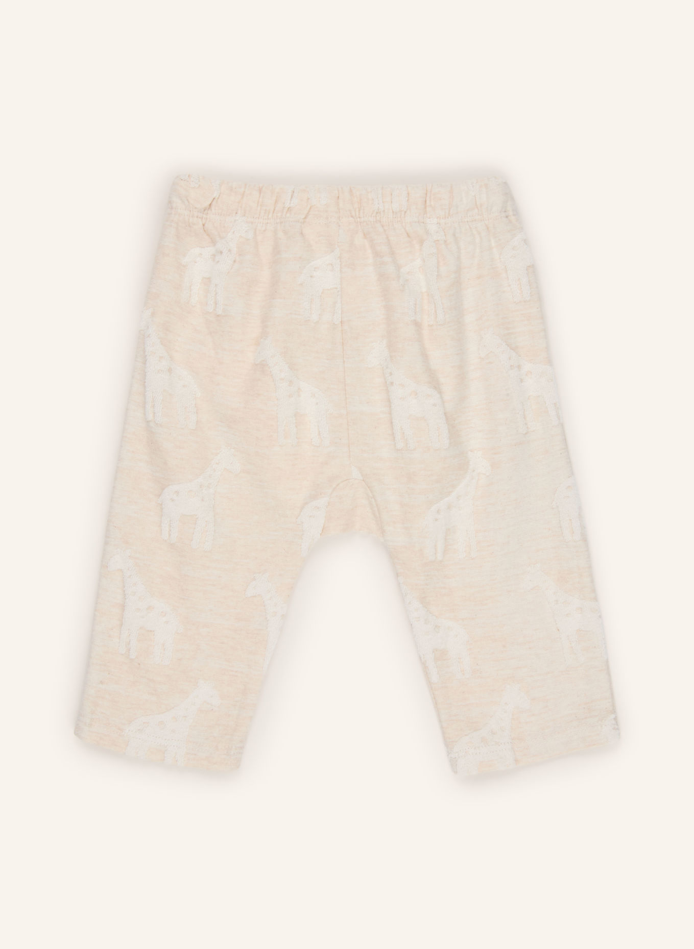 s.Oliver RED Legginsy z frotte: BEŻOWY / BIAŁY