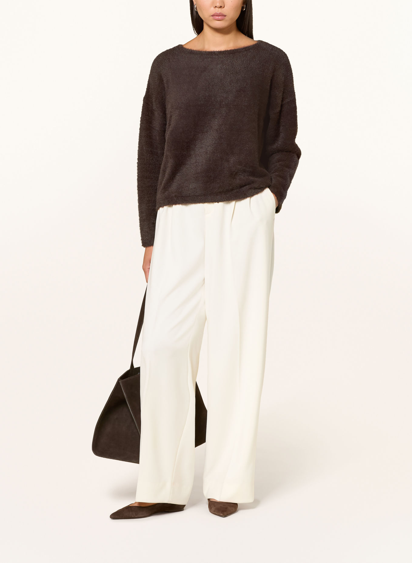 s.Oliver BLACK LABEL Sweater: DARK BROWN