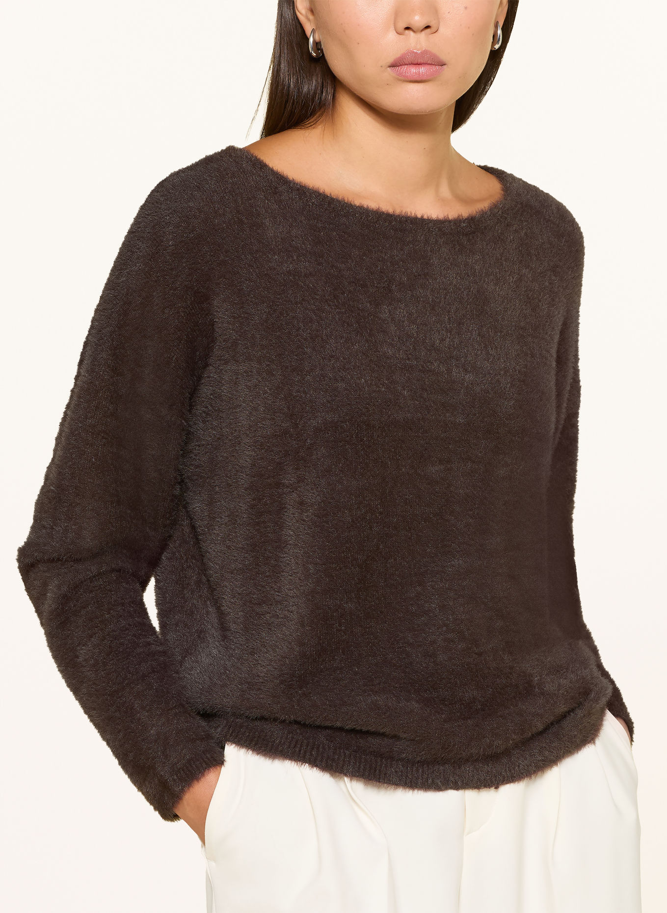 s.Oliver BLACK LABEL Sweater: DARK BROWN