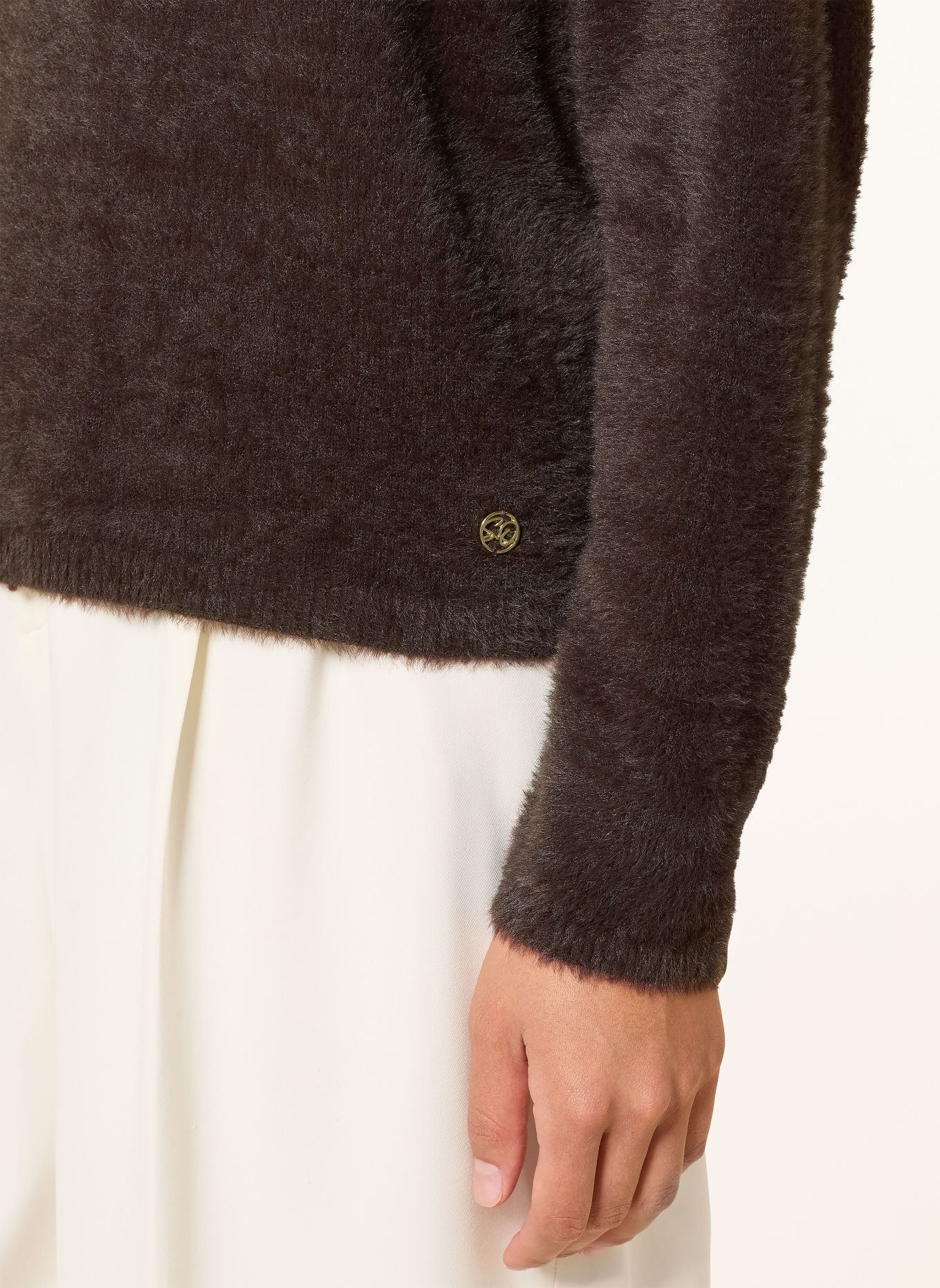 s.Oliver BLACK LABEL Sweater: DARK BROWN