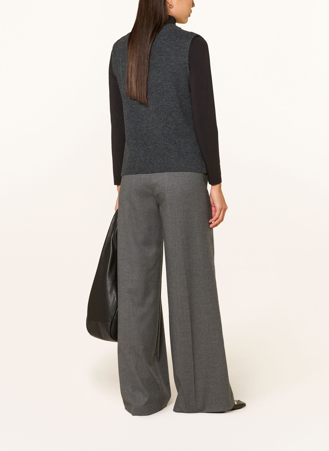 s.Oliver BLACK LABEL Pullunder: DUNKELGRAU