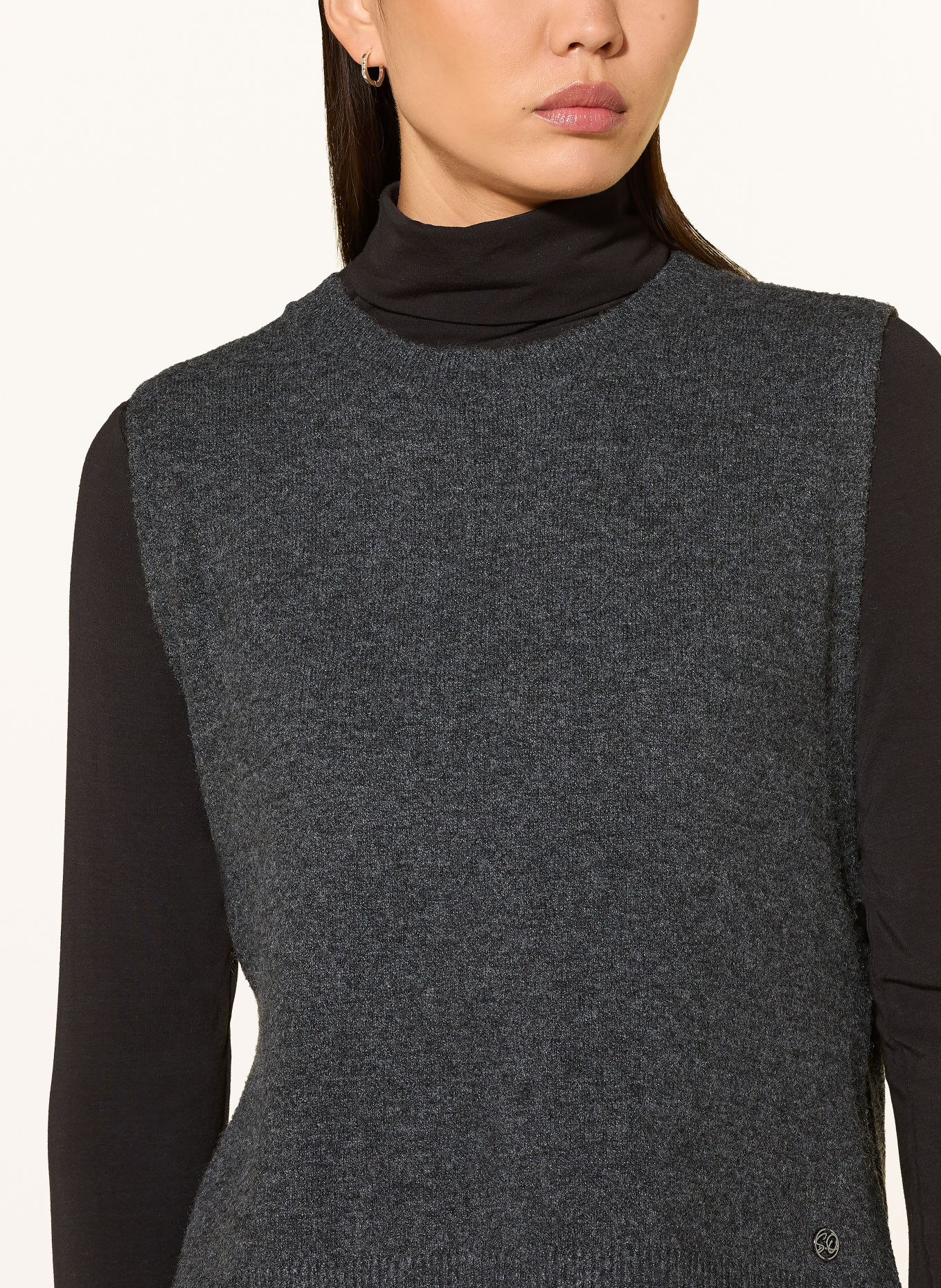 s.Oliver BLACK LABEL Pullunder: DUNKELGRAU