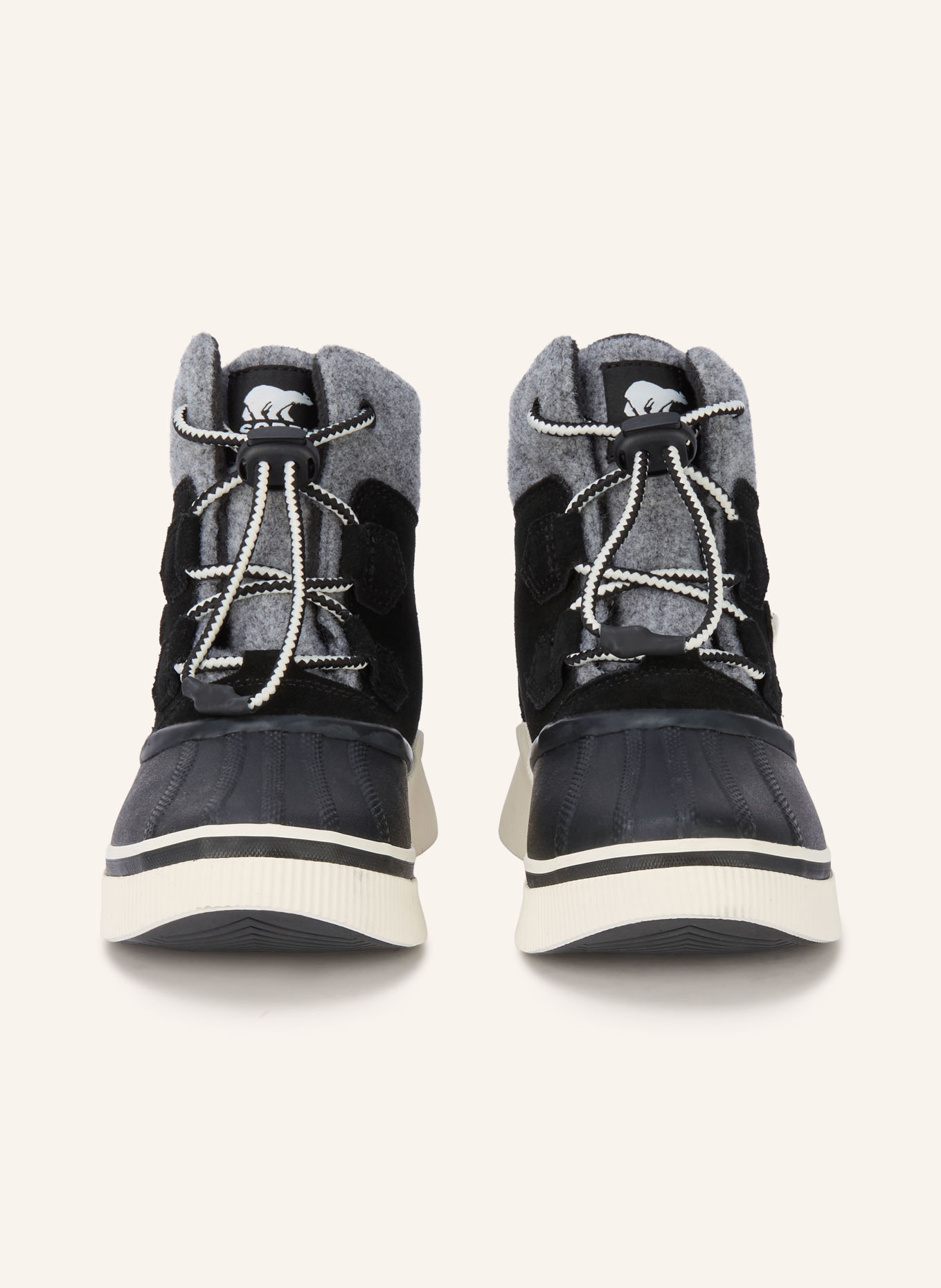 SOREL Boots OUT N ABOUT™ IV CHILLZ: NOIR / BLANC