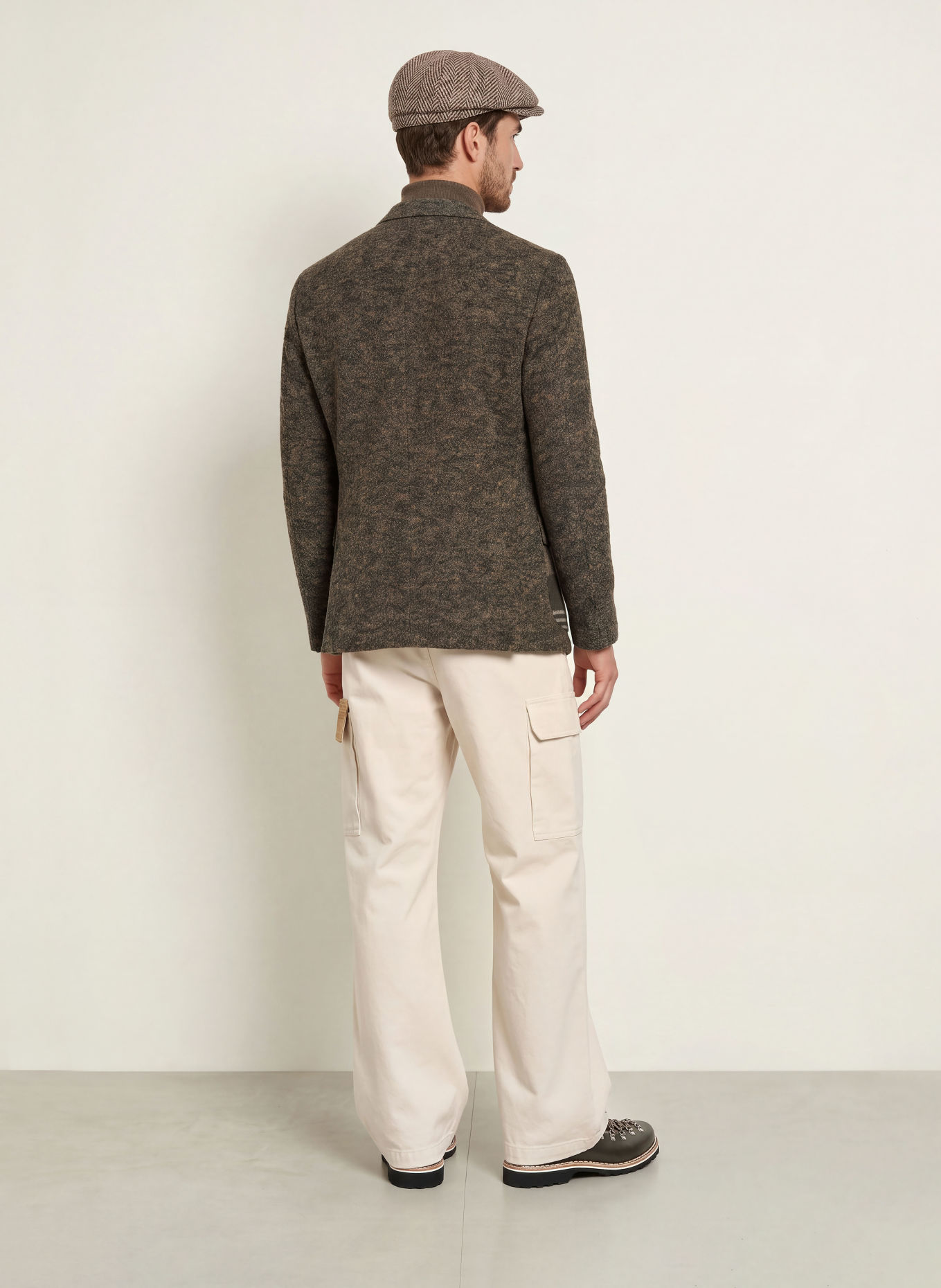 Luis Trenker Janker LUSANDRO: MØRKEBRUN / BEIGE / KHAKI