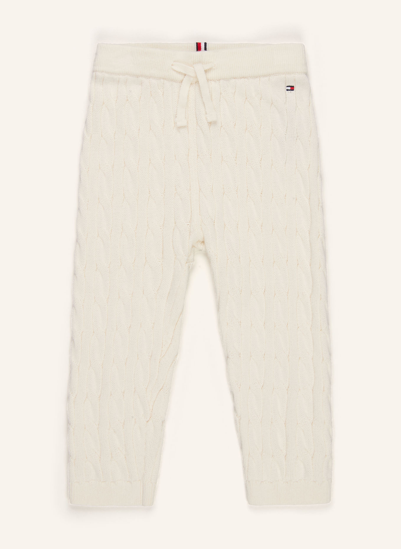 TOMMY HILFIGER Ensemble : Bonnet, Pull et pantalon en maille: ÉCRU