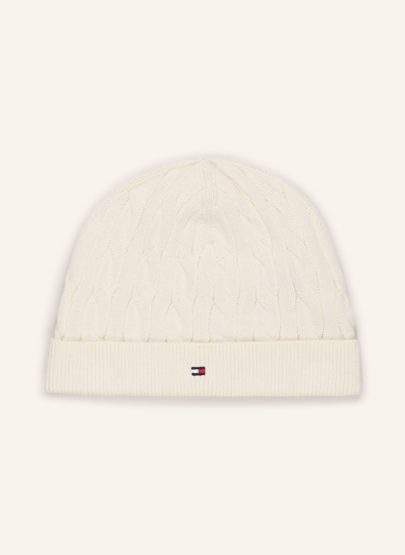 TOMMY HILFIGER Ensemble : Bonnet, Pull et pantalon en maille: ÉCRU
